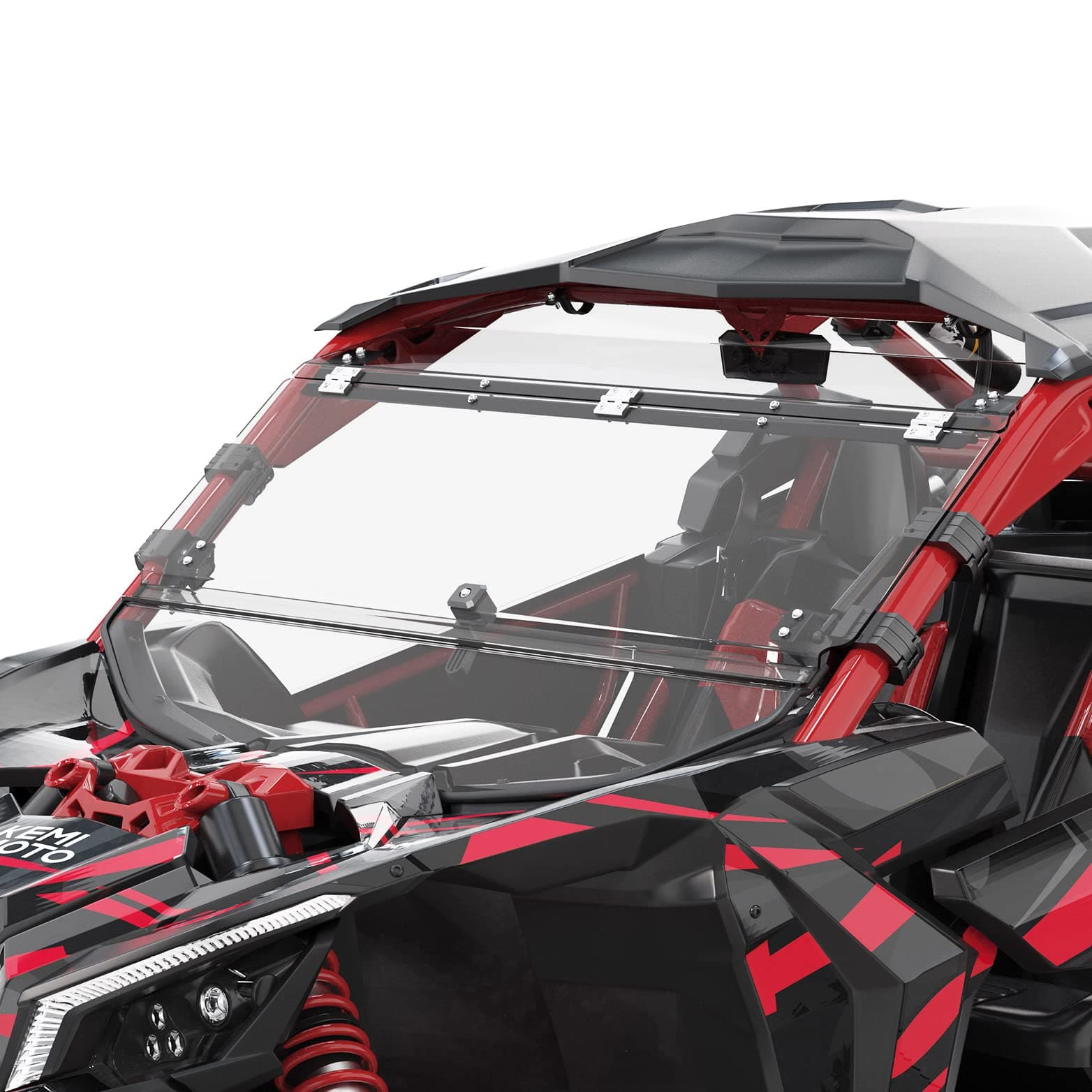 Kemimoto Flip Windshield & Lower Doors for 2017-2023 Can‑Am Maverick X3