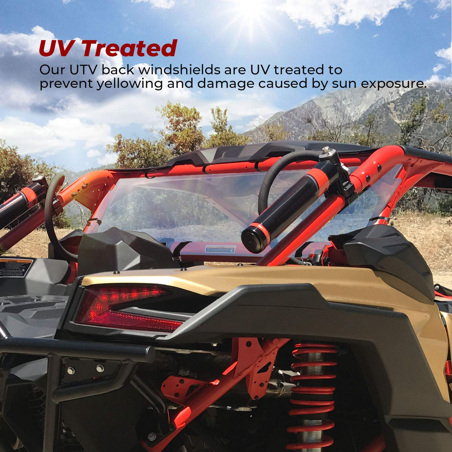 Kemimoto Flip and Rear Windshields for Can‑Am Maverick X3/X3 Max 2017‑2023