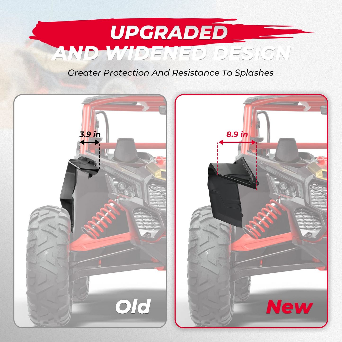 KEMIMOTO Lower Doors & Fender Flares for Can‑Am Maverick X3