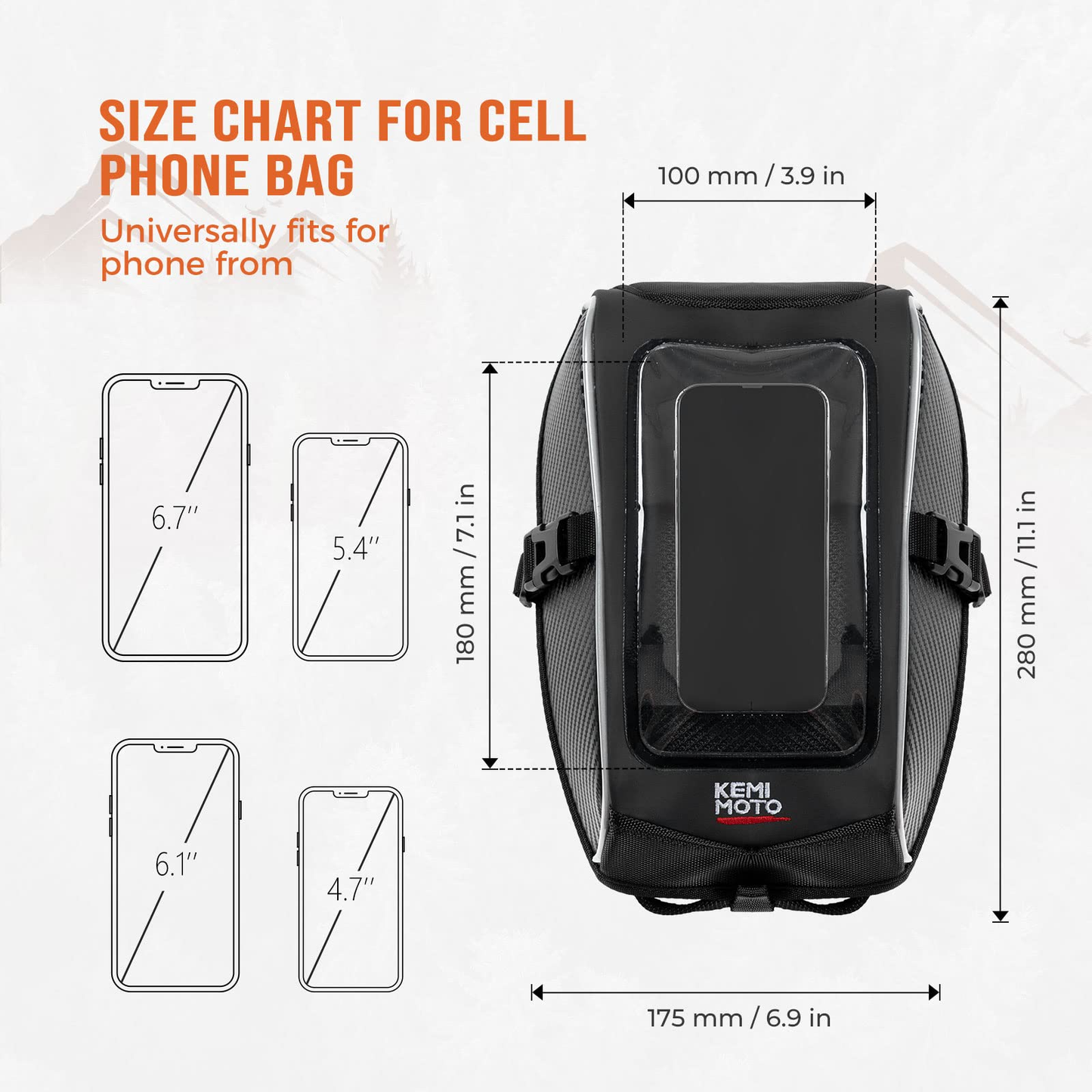Tank Bag for Cam‑Am Ryker