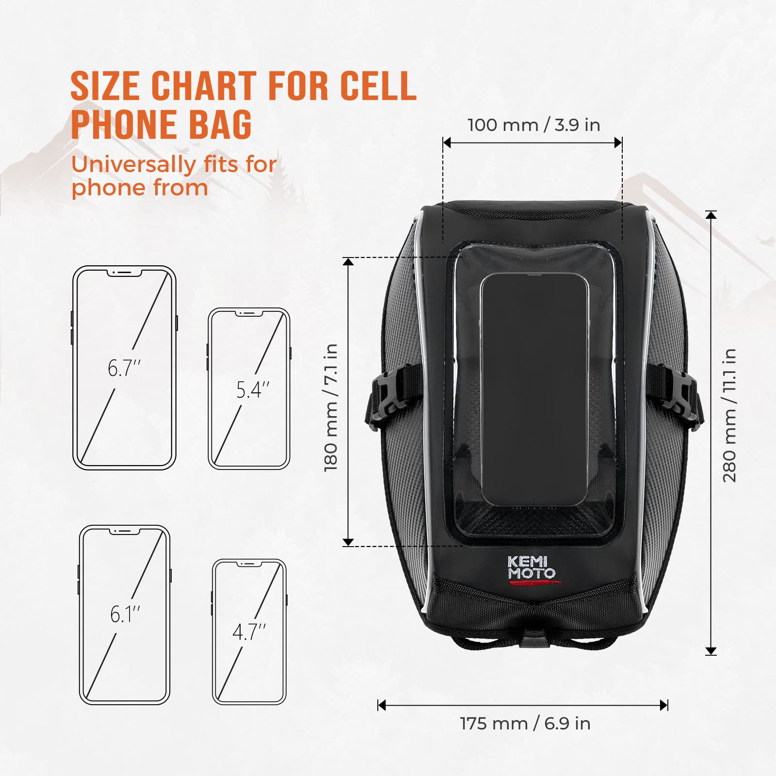Tank Bag for Cam‑Am Ryker