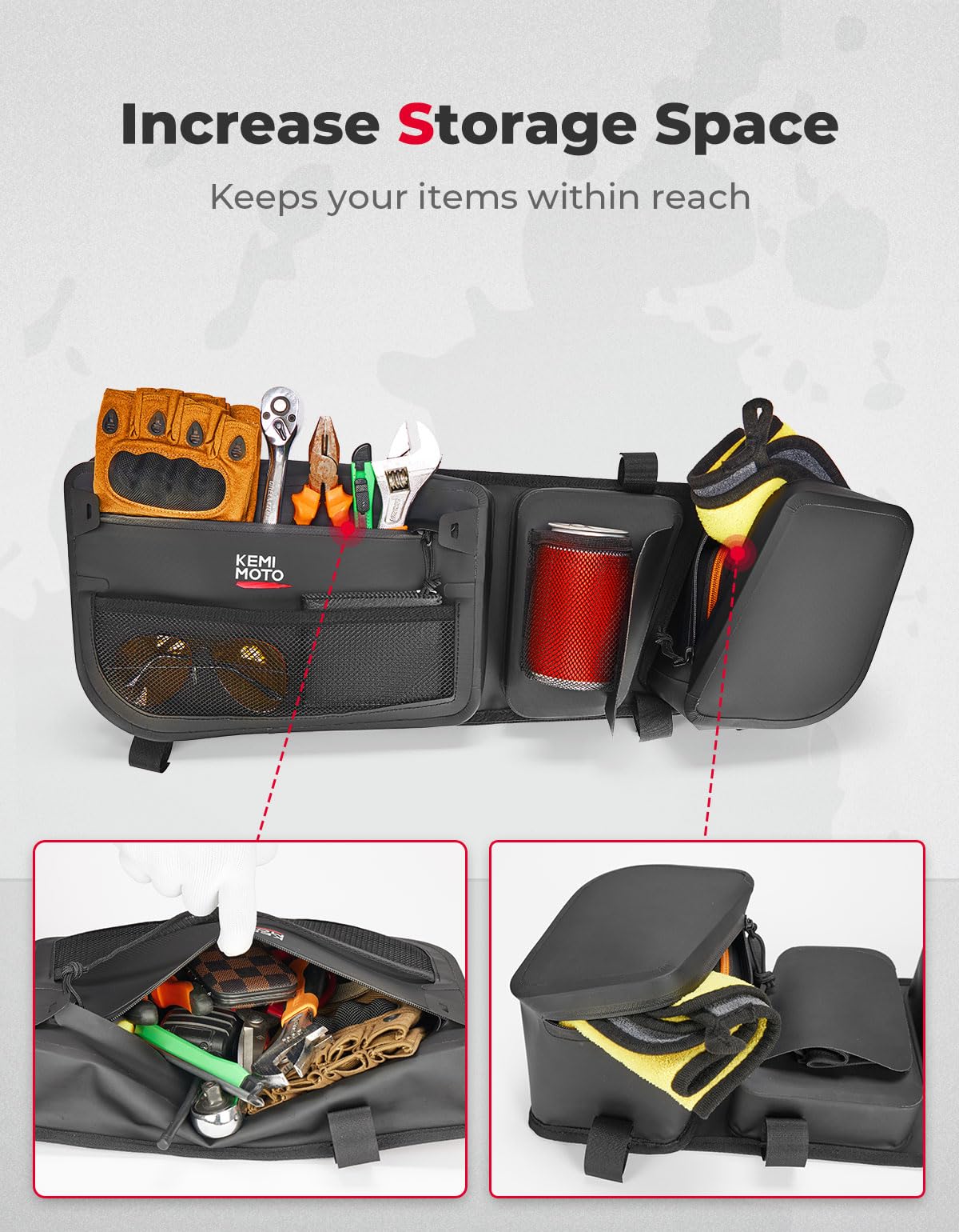 Update Water-repellent Door Bags for Can-Am Maverick X3/MAX