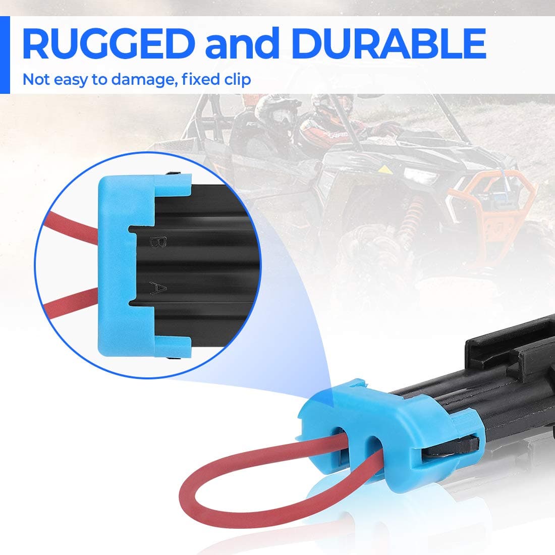Kemimoto UTV Seat Belt Bypass 2 PCS PVC