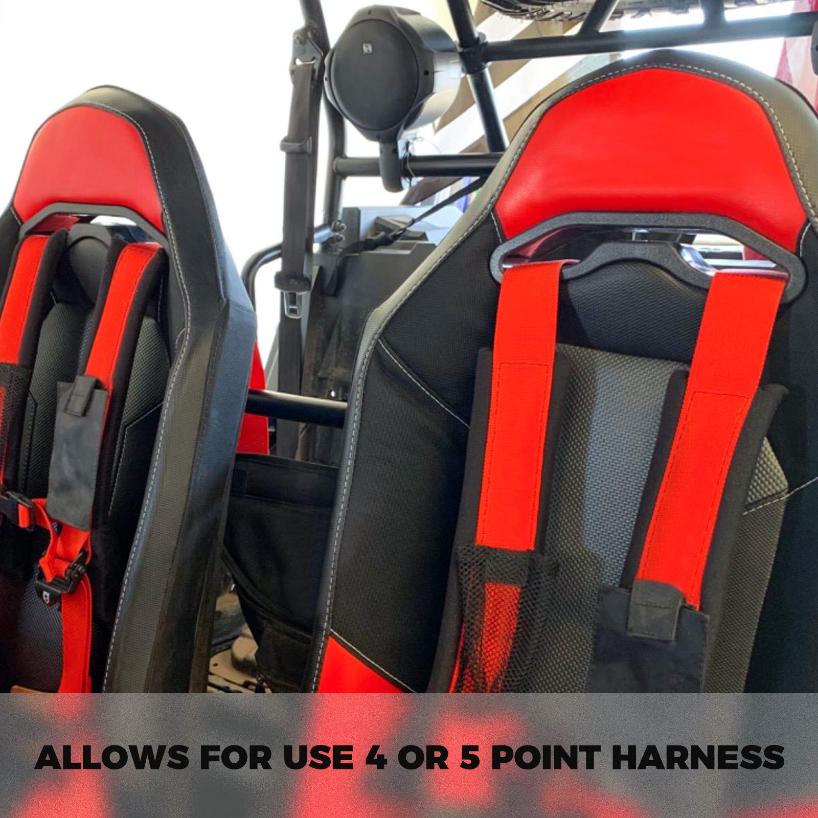 Kemimoto 4-Pack UTV Pass Through Bezel for Polaris RZR/General