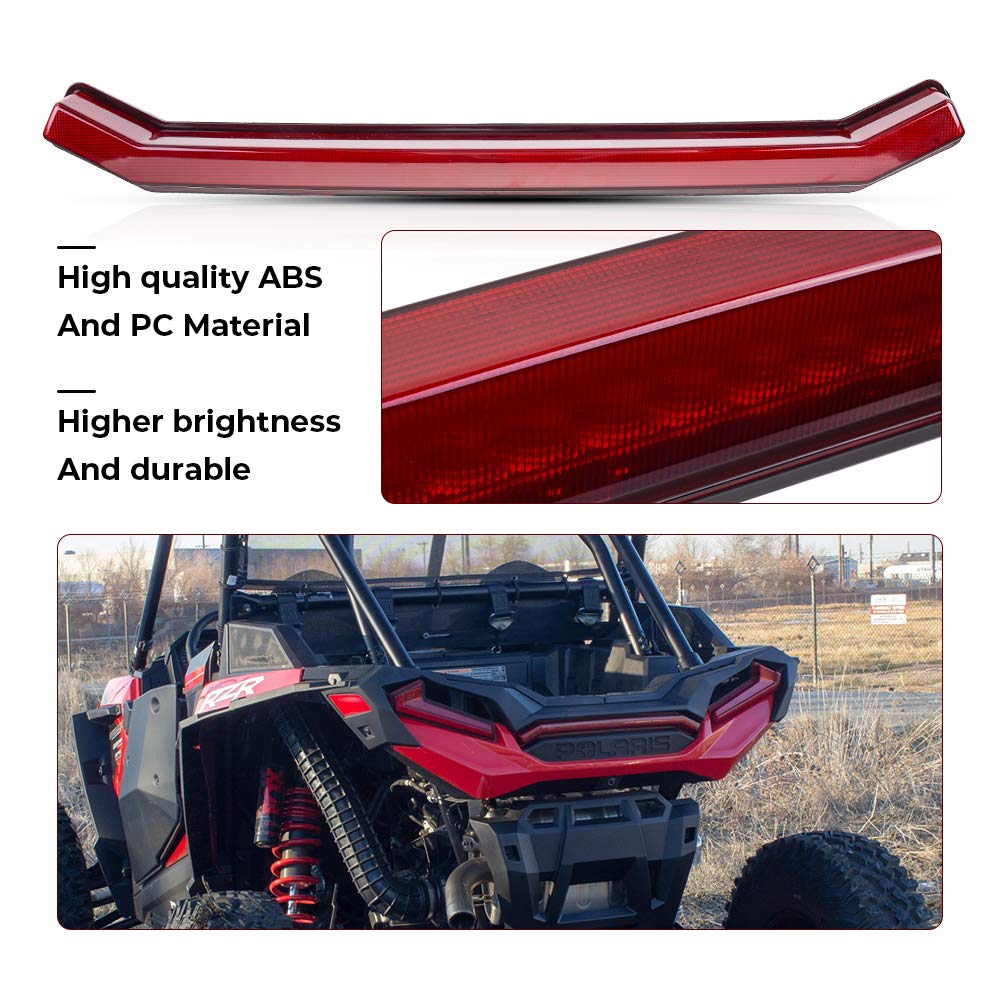Kemimoto UTV Center Tail Light for Polaris RZR RS1 Turbo