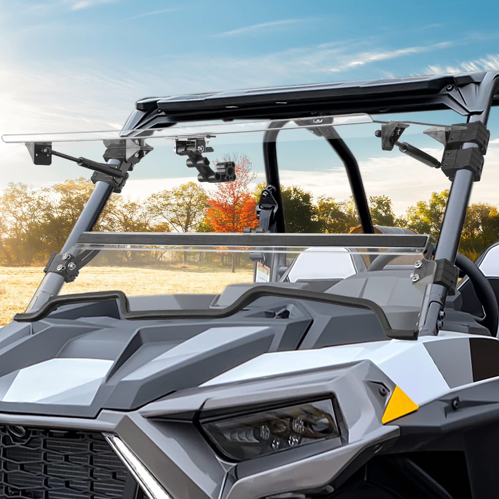 Upper Doors & 3-IN-1 Flip Windshield for Polaris RZR 1000