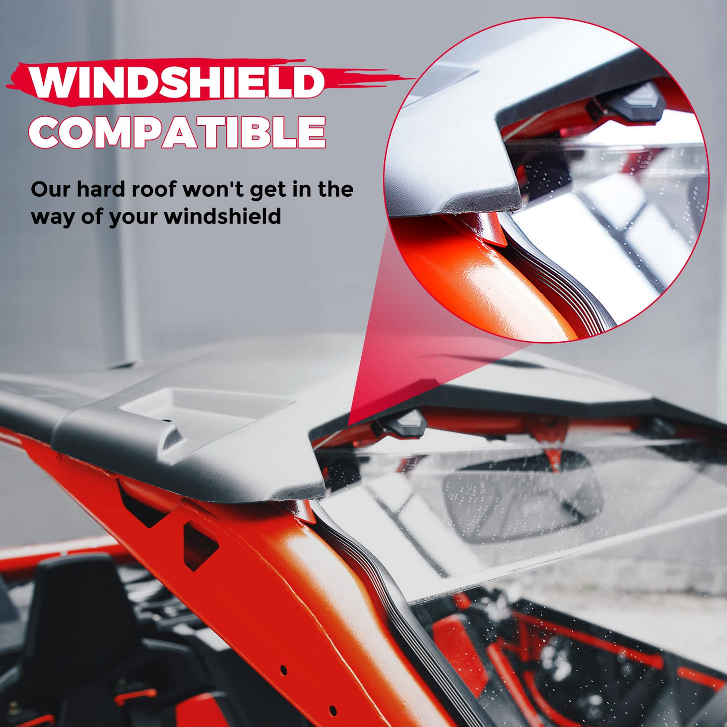 Kemimoto Soft Cab Enclosure Hard Roof for Can‑Am Maverick X3