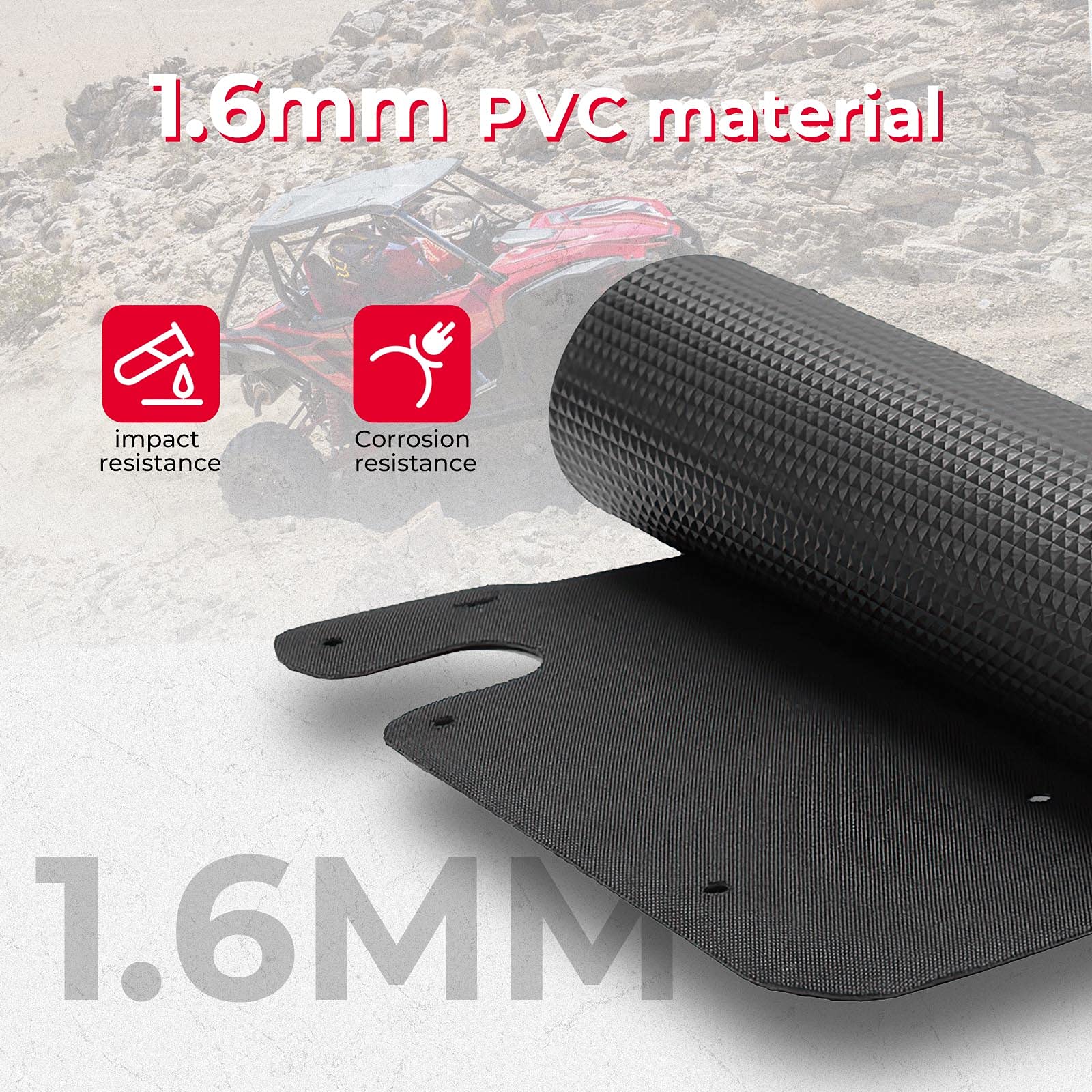 Kemimoto PVC Mud Guard for Honda Talon 1000R/1000X/1000X-4