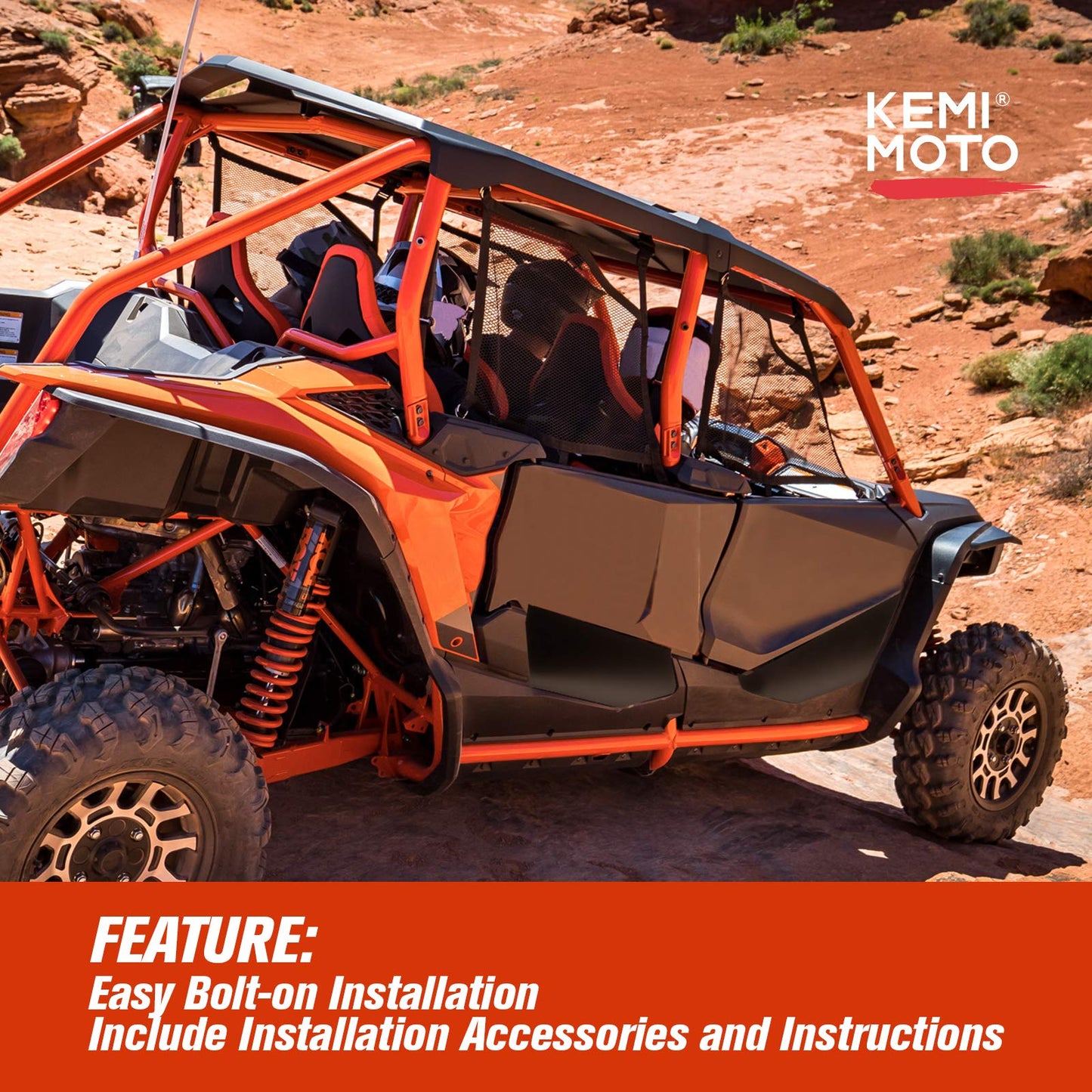 UTV Half Lower Door Panel for Honda Talon 1000X-4 2020-2025