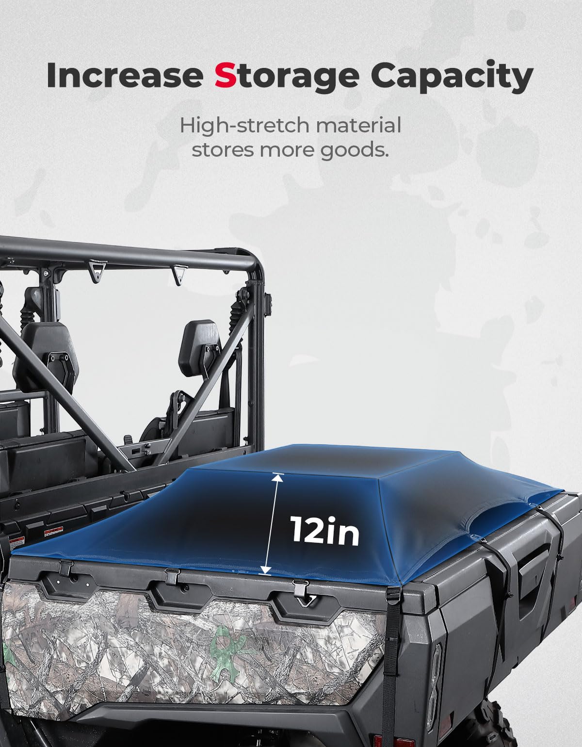 Kemimoto Soft Cargo Bed Cover for CFMOTO UFORCE 1000/1000 XL