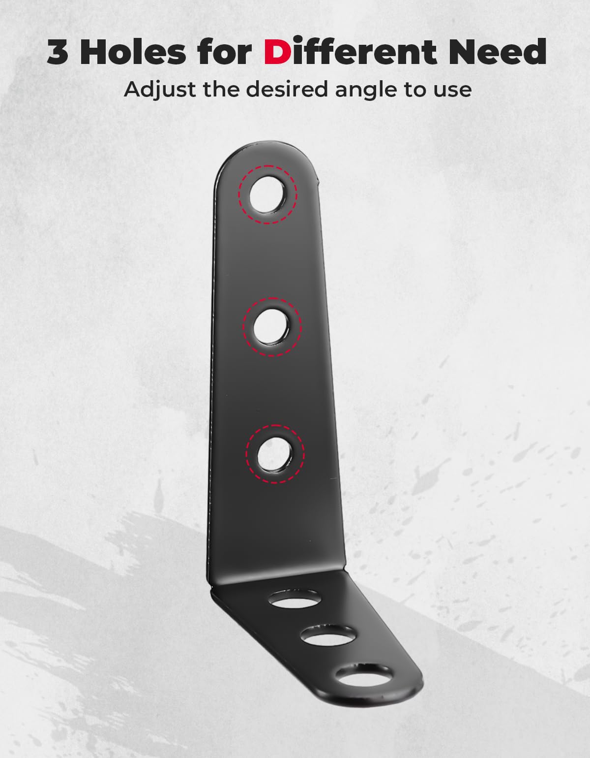 Kemimoto Tailgate Leveler Bracket 3‑Position Adjustable for Pioneer UTV
