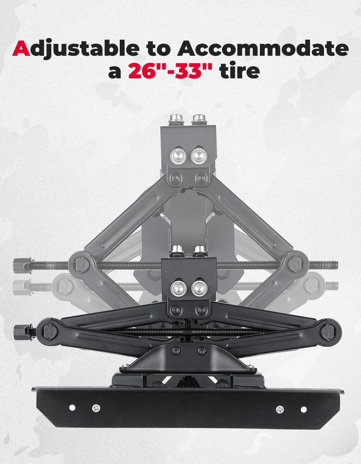 Kemimoto Spare Tire Holder for Can‑Am Defender UTV