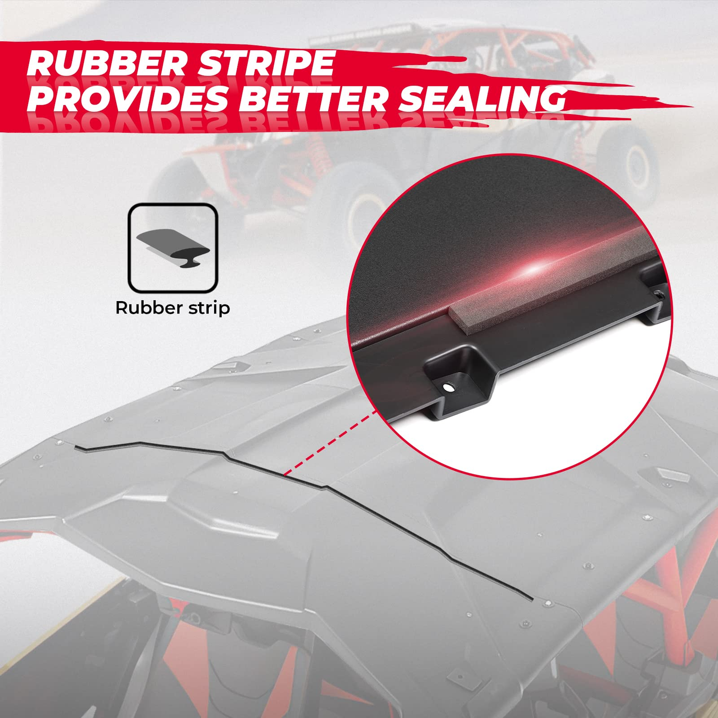 Kemimoto Roof Top 4PCS Combination for Can‑Am Maverick X3 Max