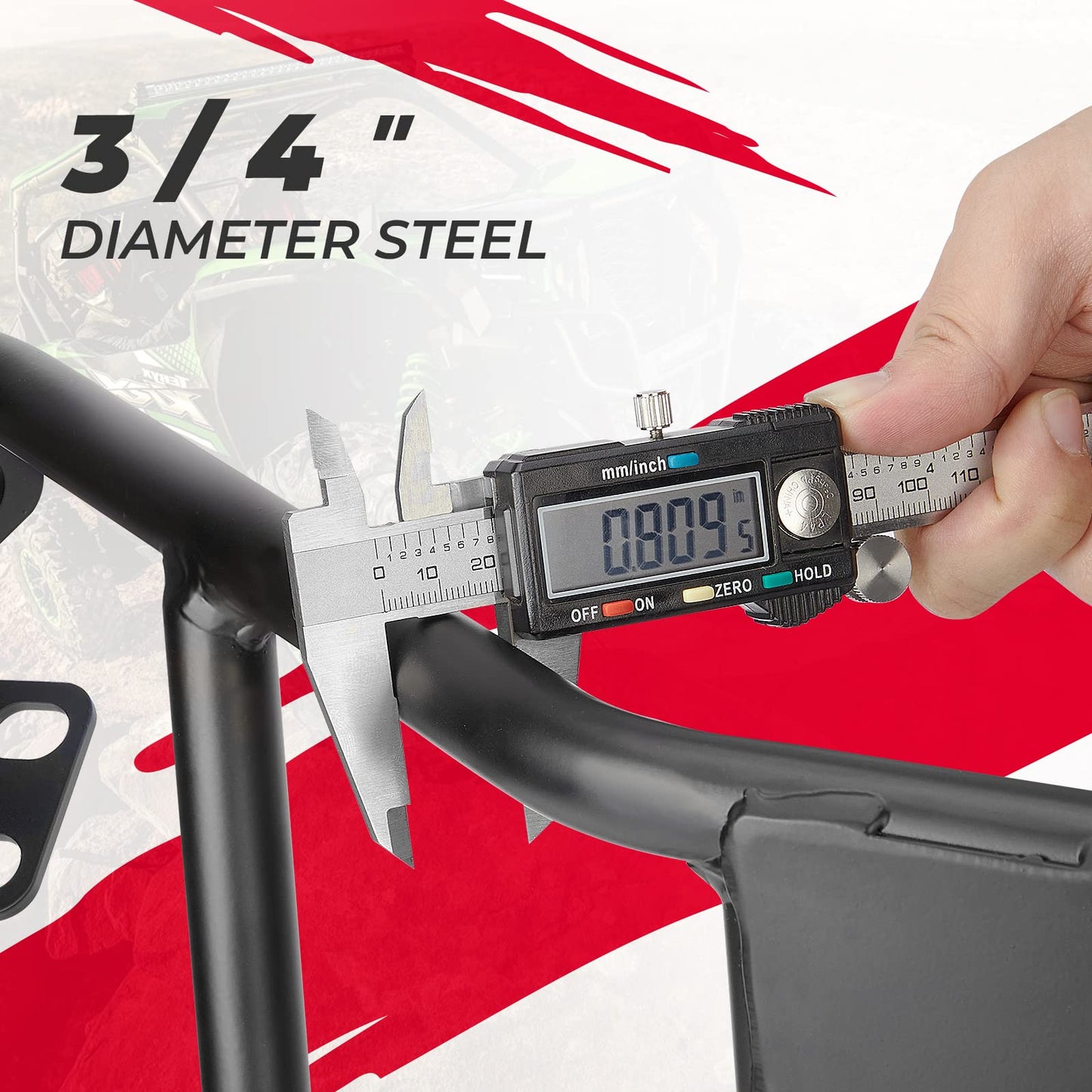 Kemimoto Curved Steel Tailgate for Kawasaki Teryx 1000 2020-2024