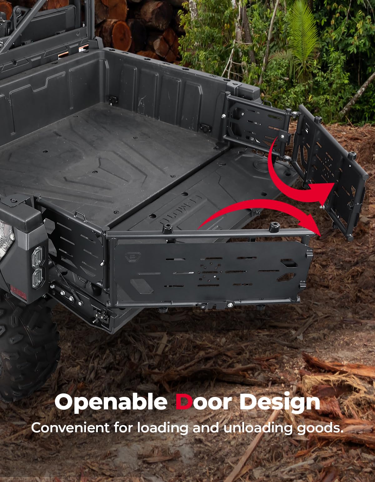 Kemimoto Uforce 1000/1000 XL Bed Extender Flip Design