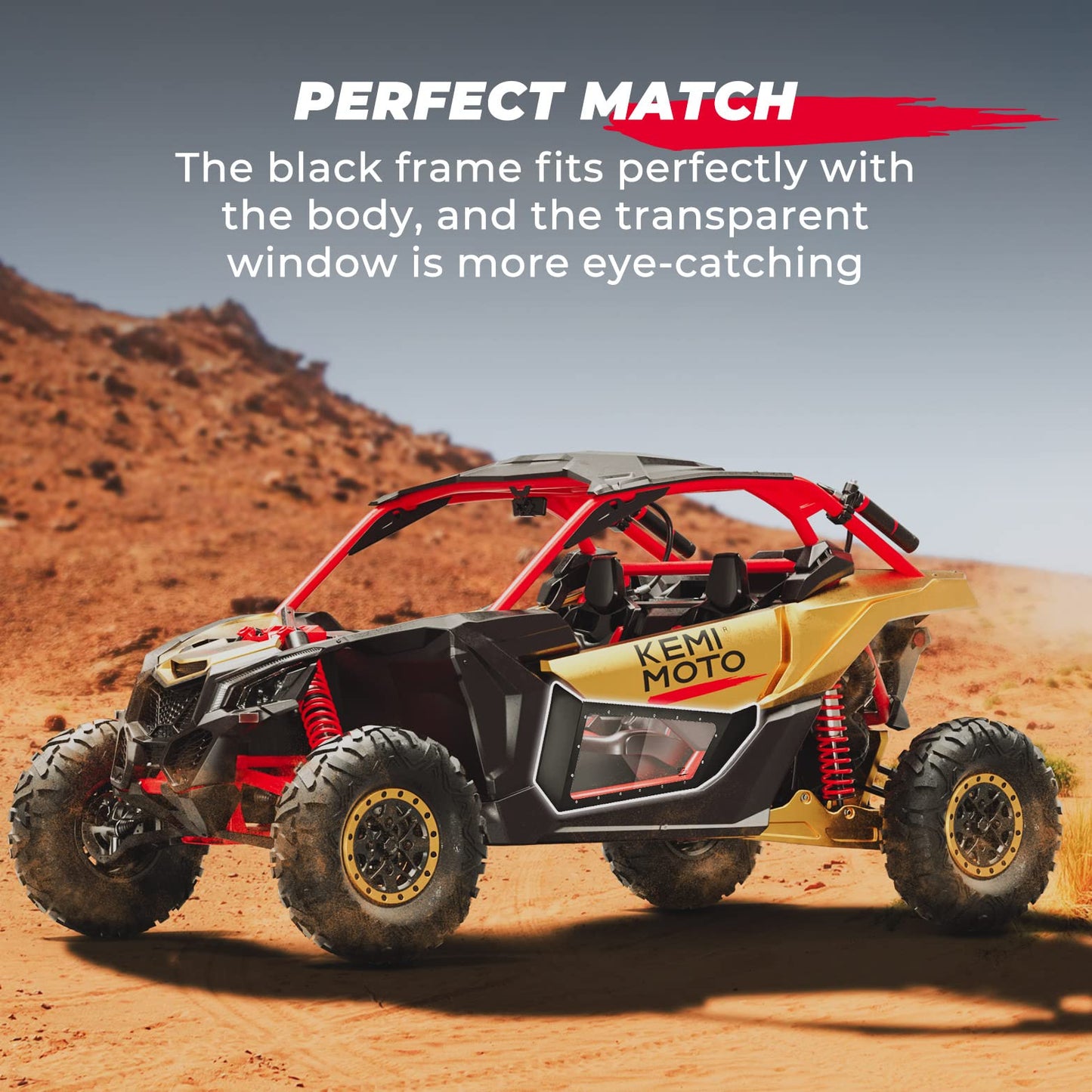 Clear Lower Door Inserts for Can-Am Maverick X3