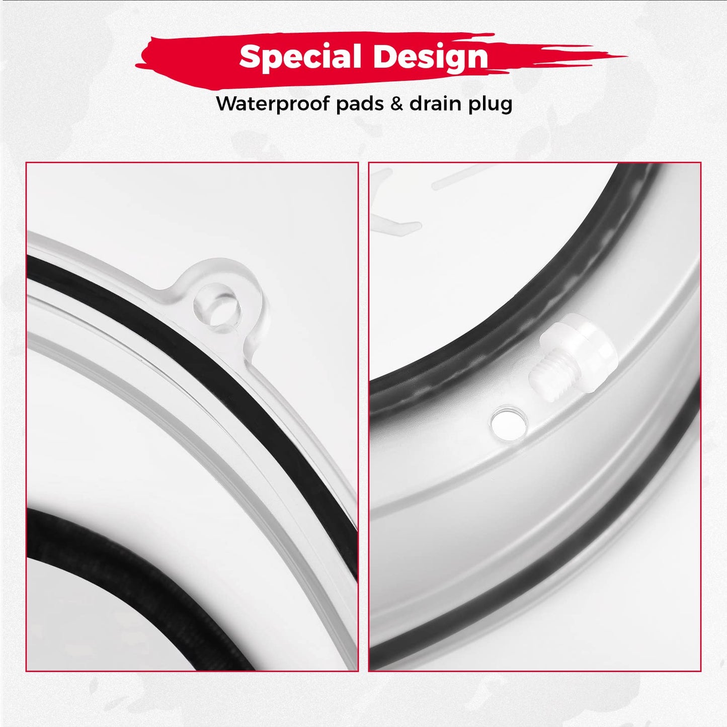 Outer Clutch Cover with RGB LED Strip Lights for Can‑Am Maverick X3/MAX