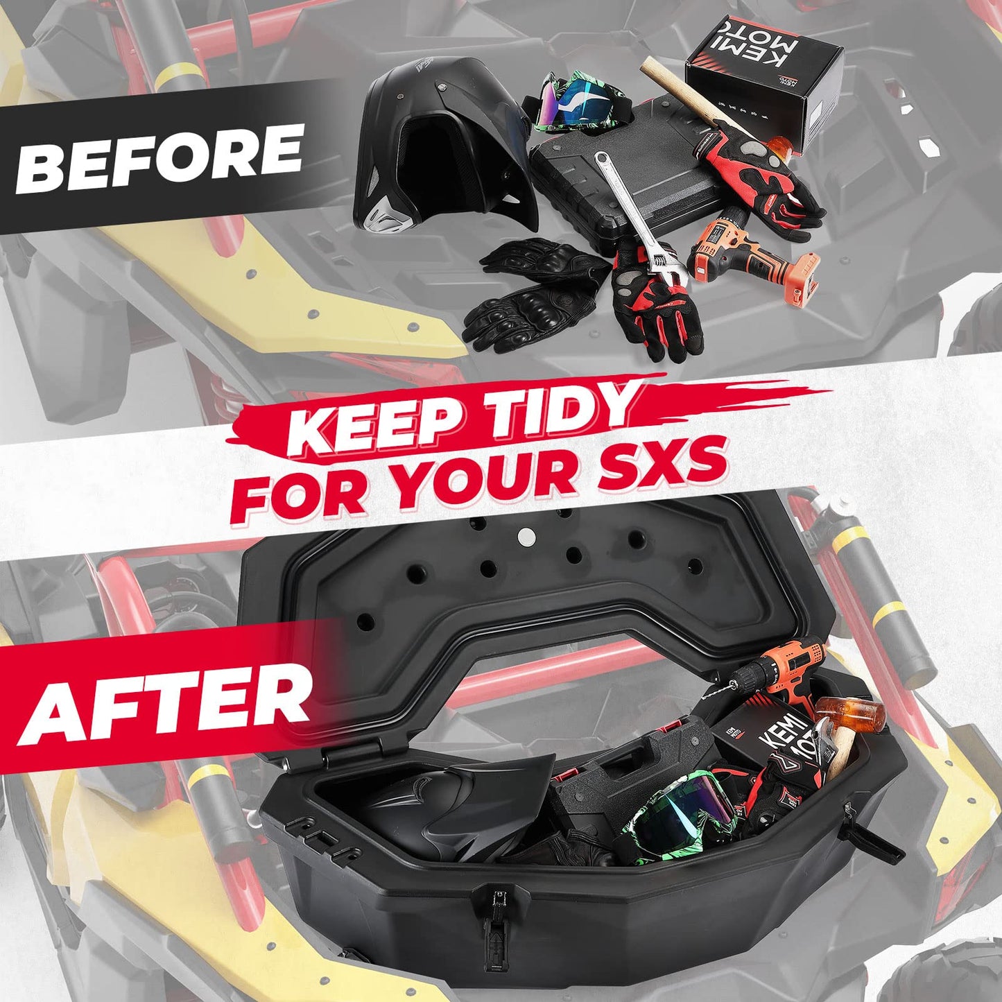 30L Rear Storage Box for Can‑Am X3/Max Outlander