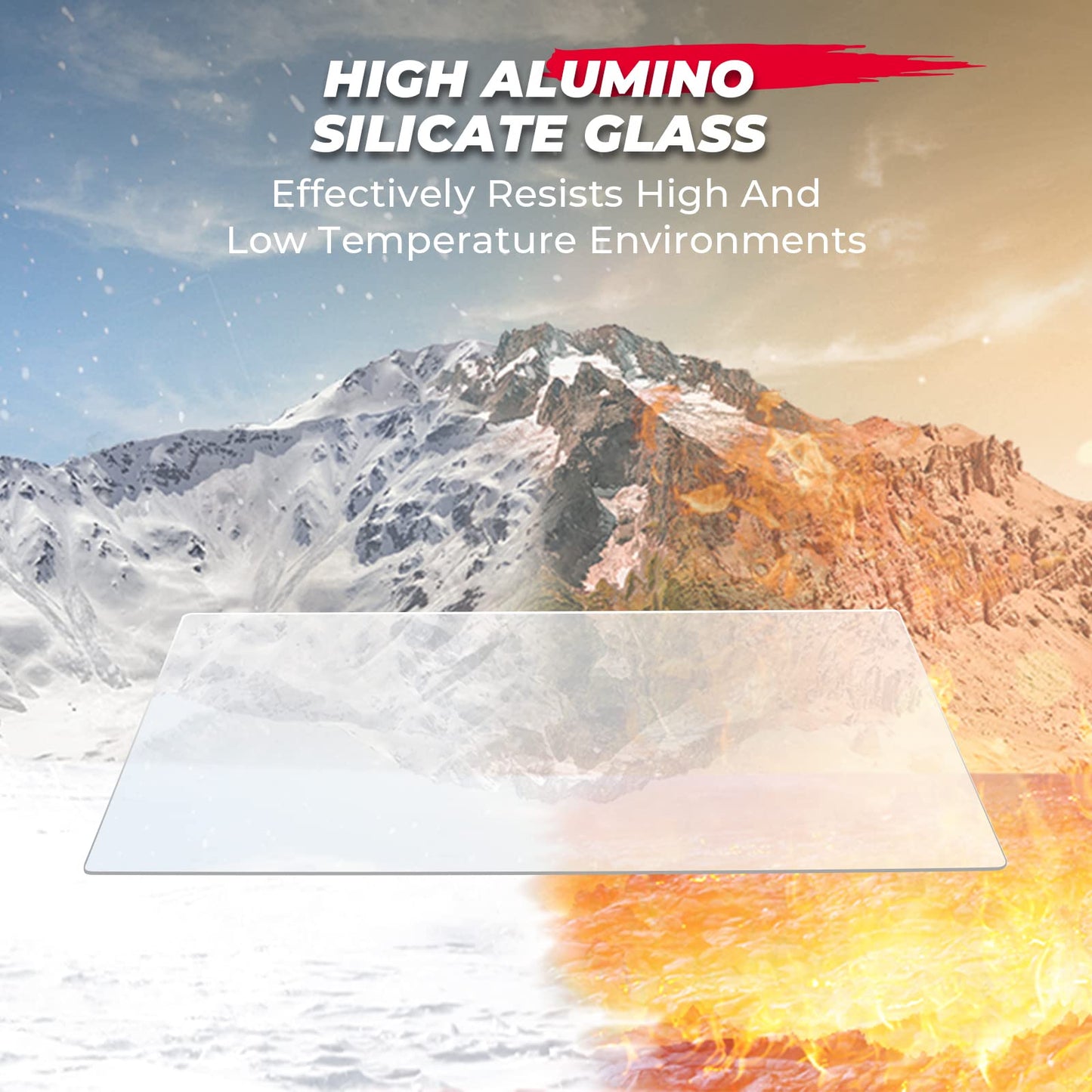 Kemimoto Tempered Glass Screen Protector 7" Command for Polaris RZR