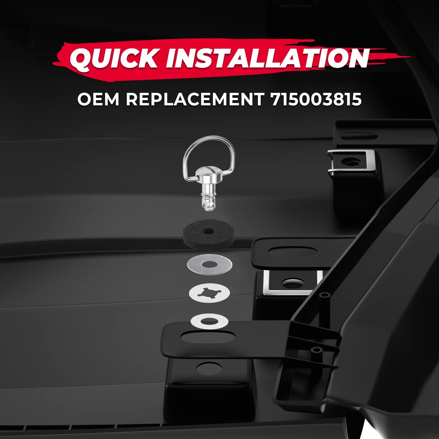 Kemimoto Roof Pins Quick Release for Can‑Am Maverick X3/X3 Max
