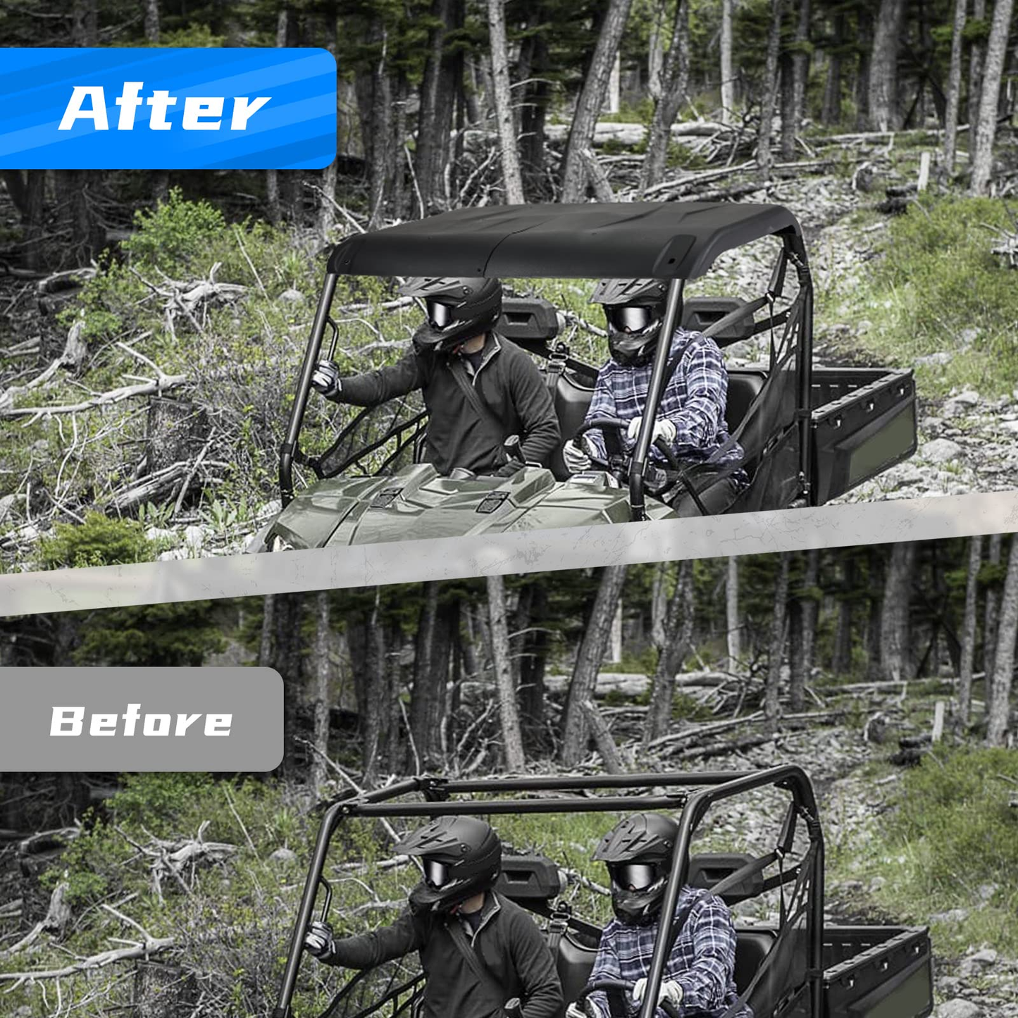 Kemimoto Hard Roof for Polaris Ranger Mid Size 2015-2022