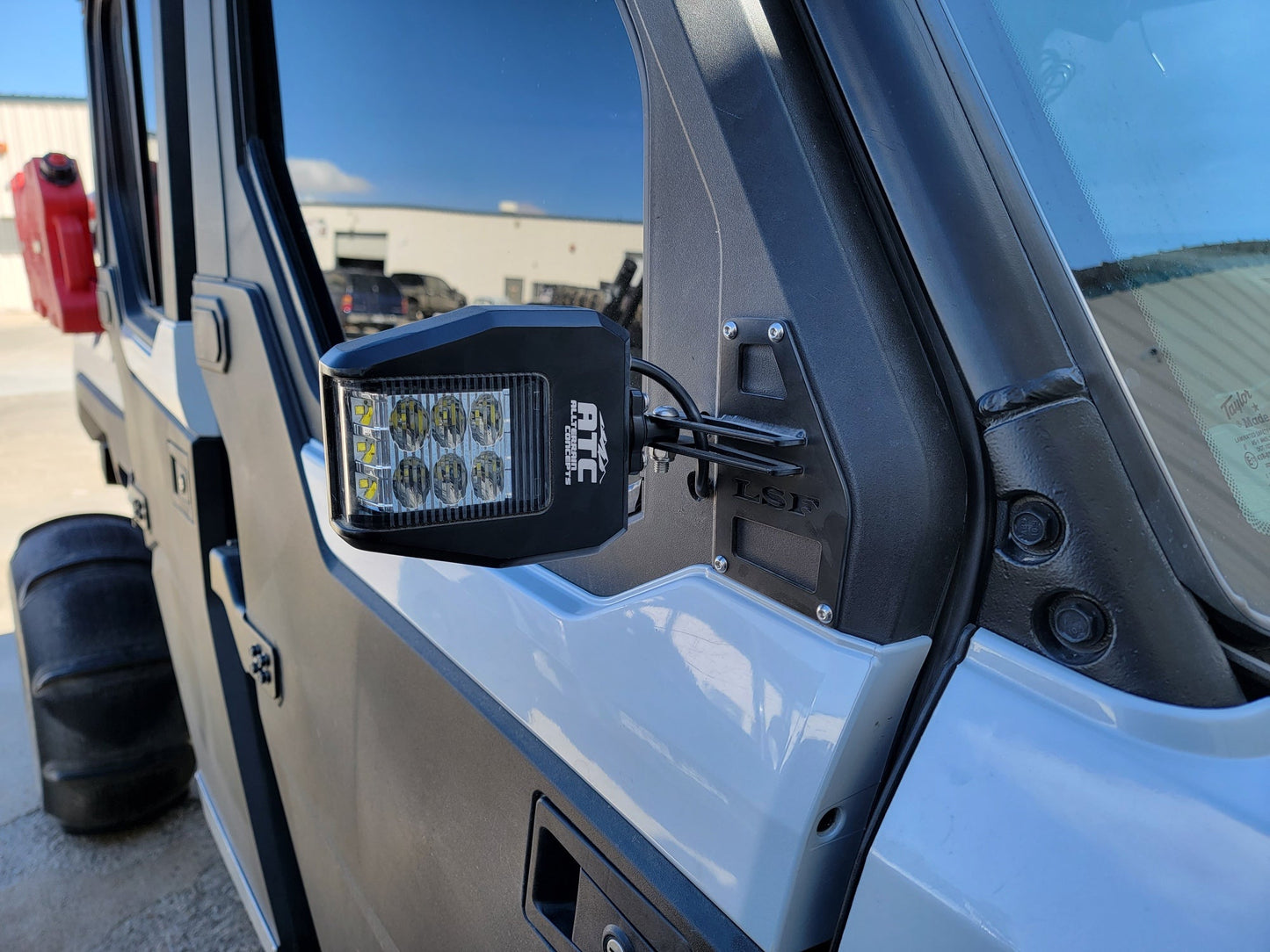 All Terrain Concepts Side-Winder UTV Mirror Billet Aluminum