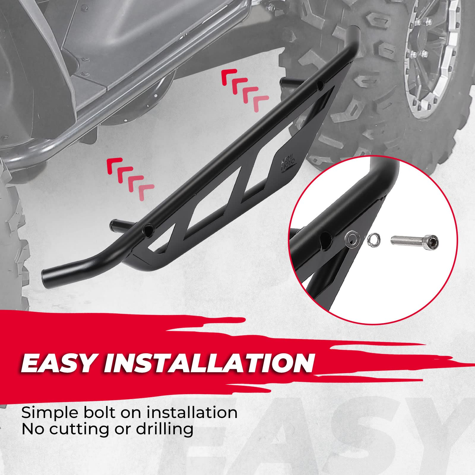 Kemimoto Heavy Duty Rock Sliders for CFMOTO ZForce 950