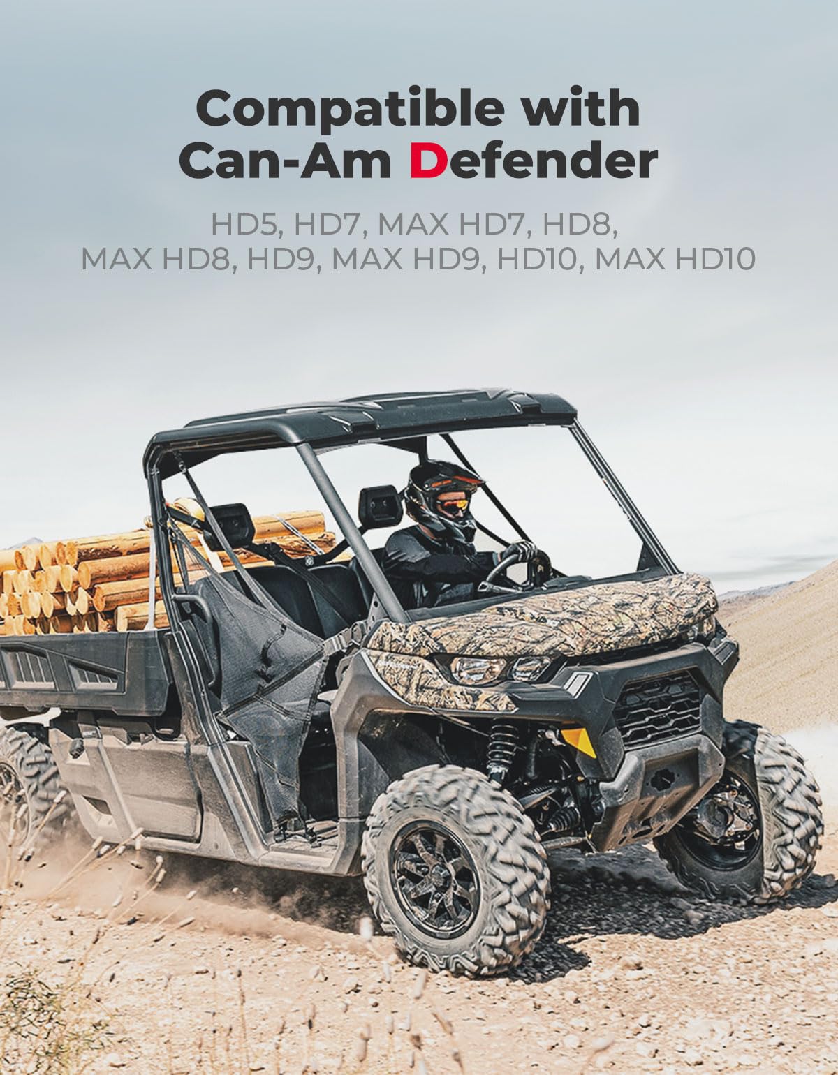 Bench Seat Console Armrest Box for Can‑Am Defender HD10|9|8|7|5