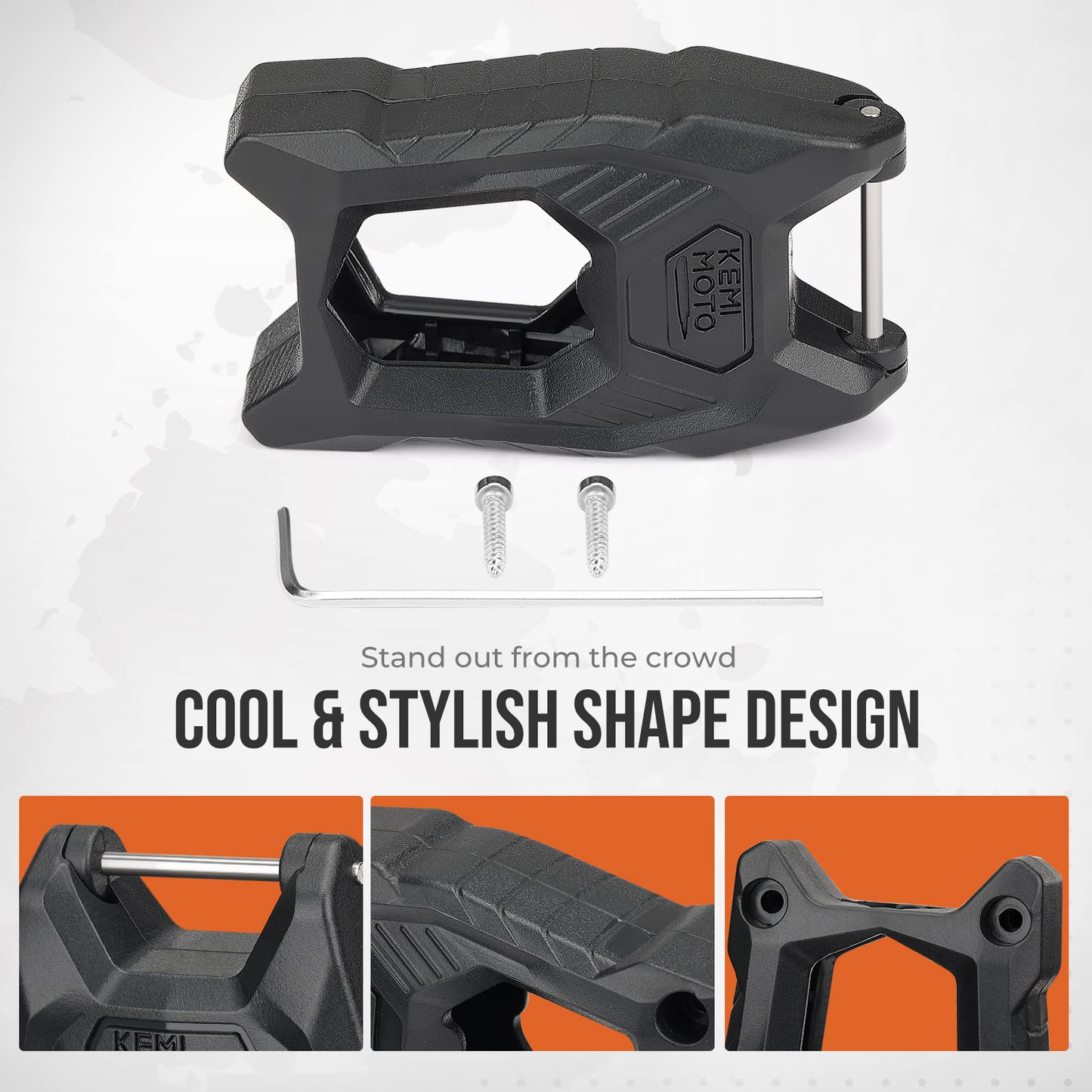 Kemimoto Flip-Top Ignition Key Holder for Can‑Am Ryker Outlander