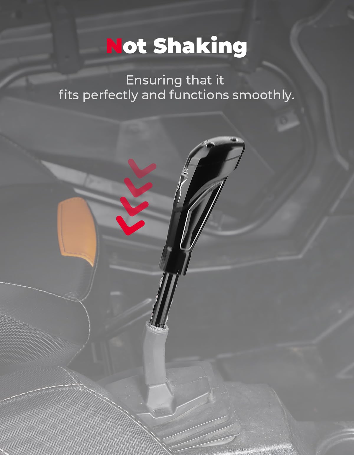 Kemimoto Aluminum Shift Knob Grip for Polaris RZR XP 1000