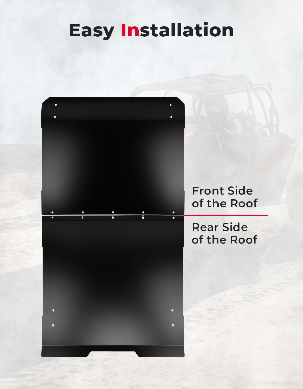Kemimoto Aluminum Roof for RZR PRO XP4/ Turbo R4 2020-2024