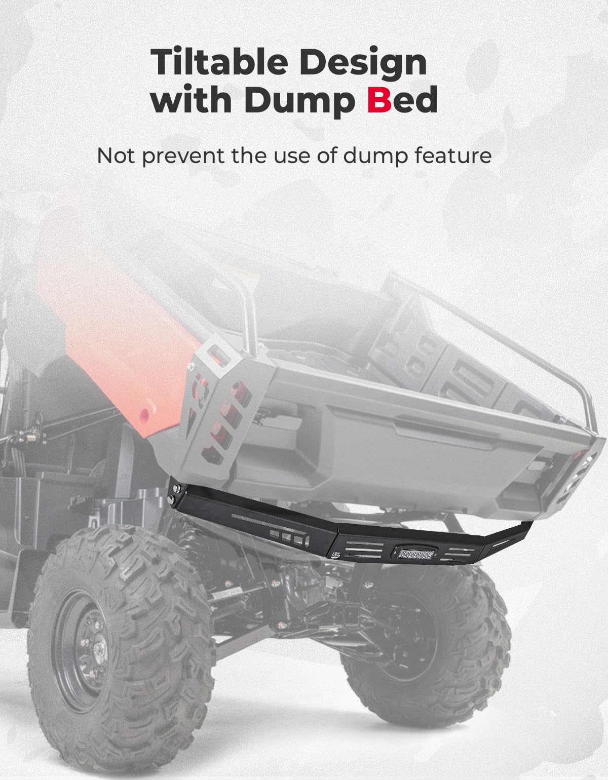 Kemimoto Rear Bumper for Pioneer 1000 1000-6