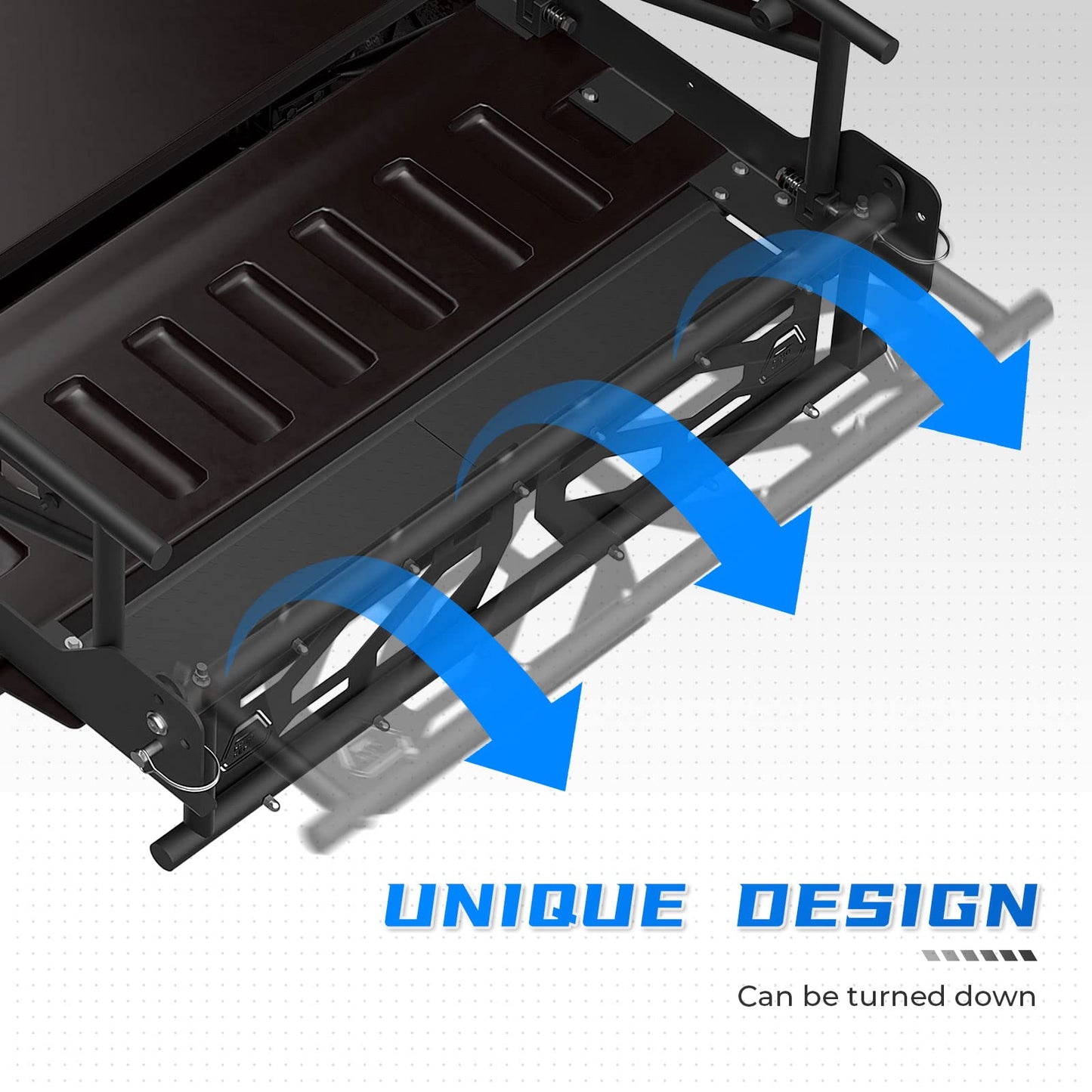 KEMIMOTO Rear Cargo Bed Extender for Honda Pioneer 700‑4/1000‑5 2016‑2024