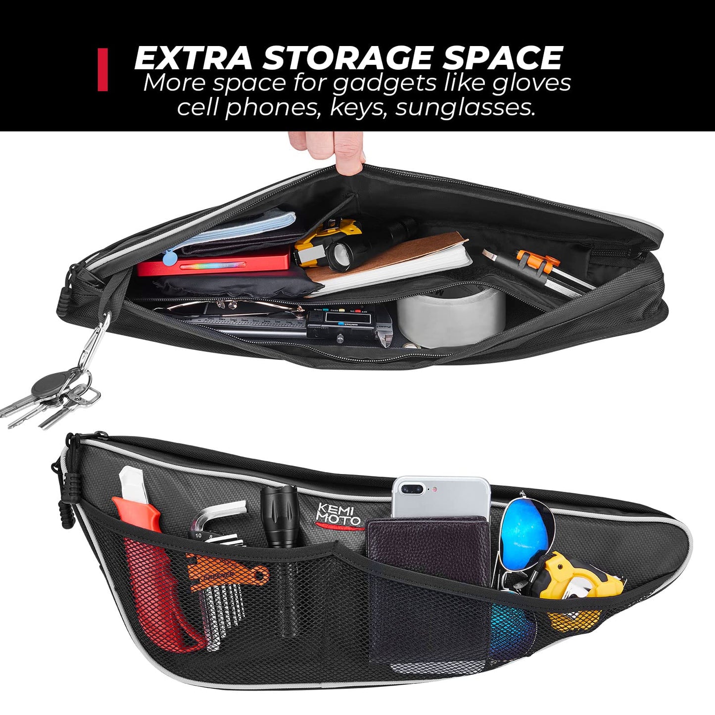 Kemimoto Door Bags & UTV Lower Panel Insert for Talon