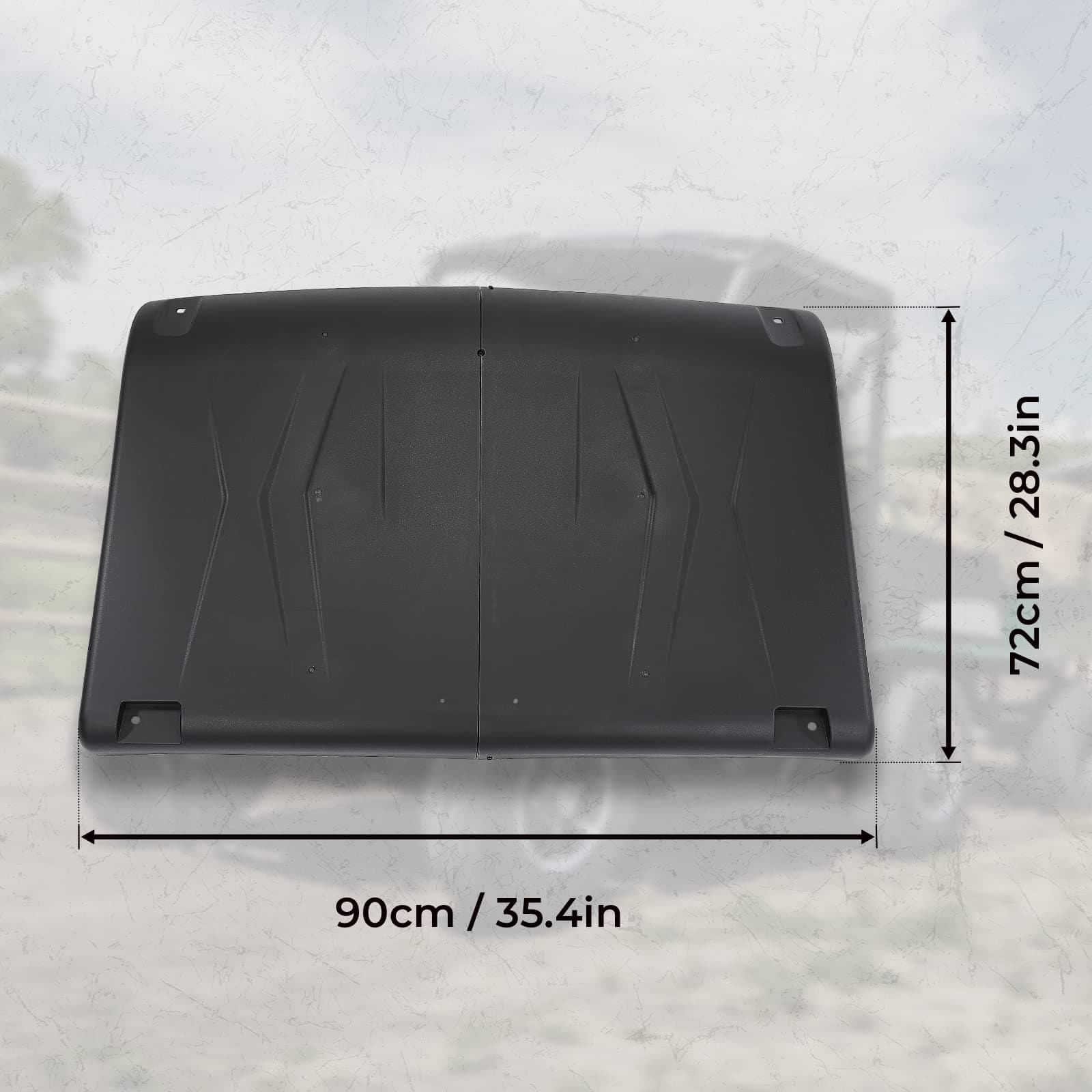 Kemimoto Hard Roof for Polaris Ranger Mid Size 2015-2022