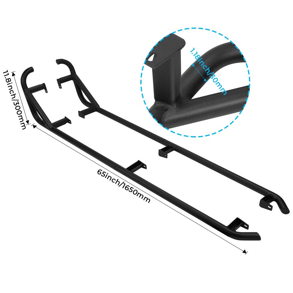 Kemimoto Steel Nerf Bars for Polaris RZR XP4 1000 Turbo