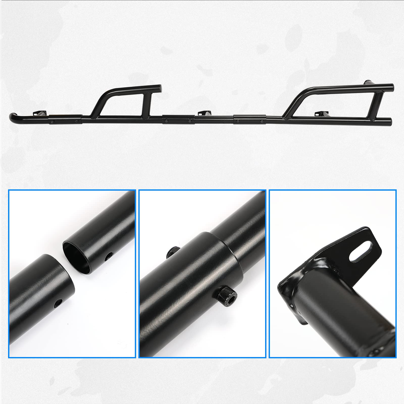 Kemimoto Steel Rock Sliders for Polaris General XP 4 1000