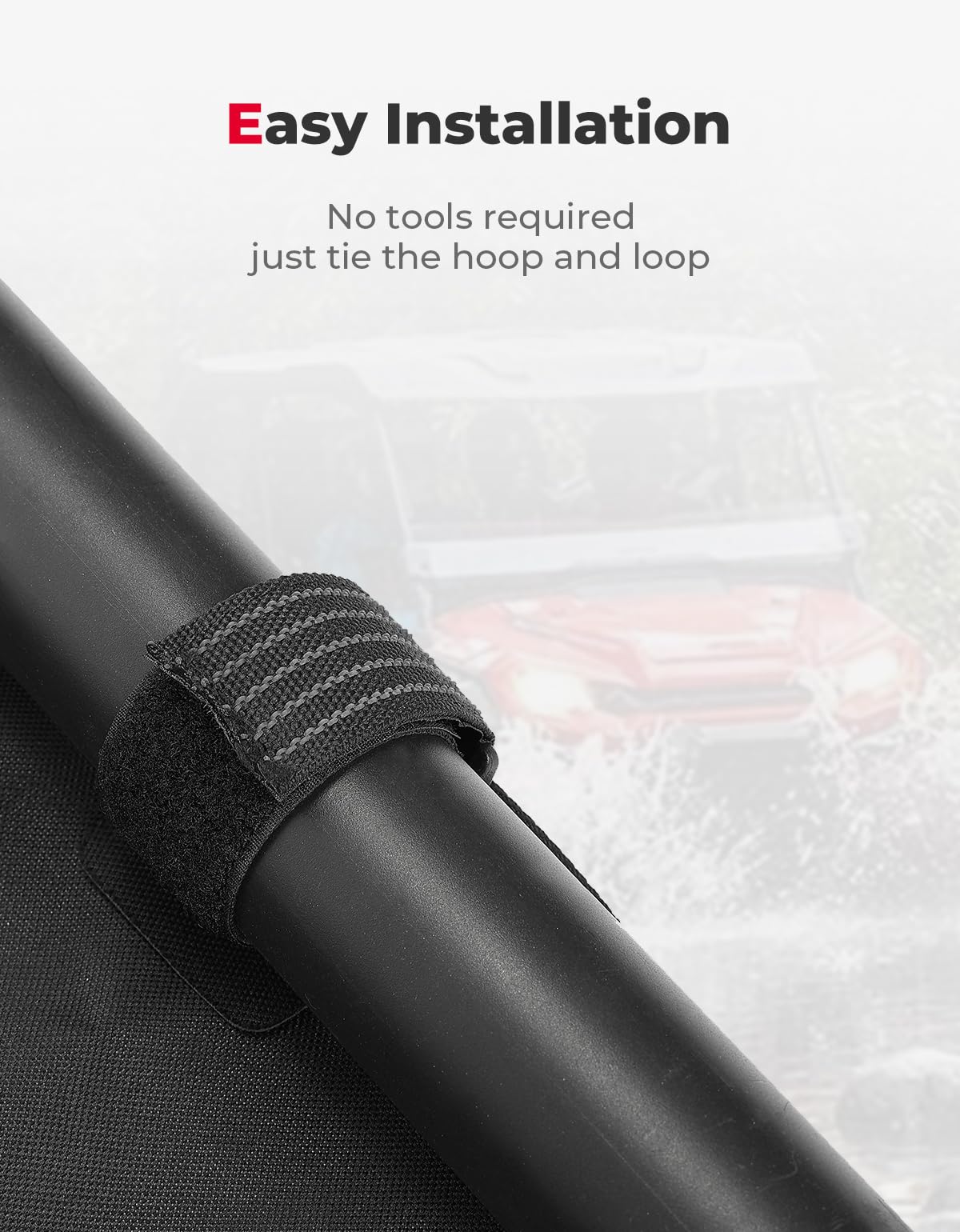 Kemimoto UTV Canvas Roof Water-Resistant Sunshade for Pioneer 1000-6