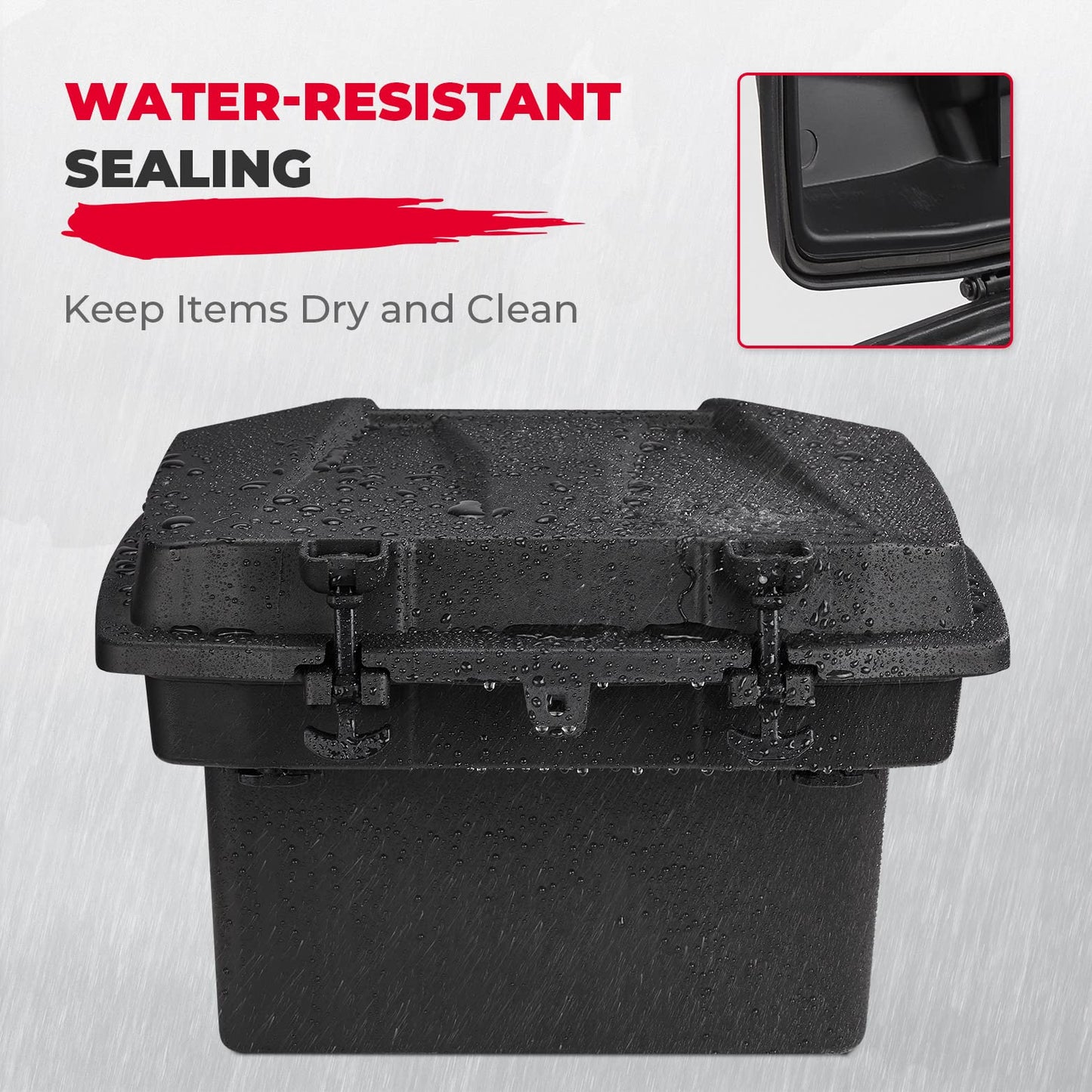 Kemimoto Removable 20L Cargo Storage Box for Can‑Am Defender