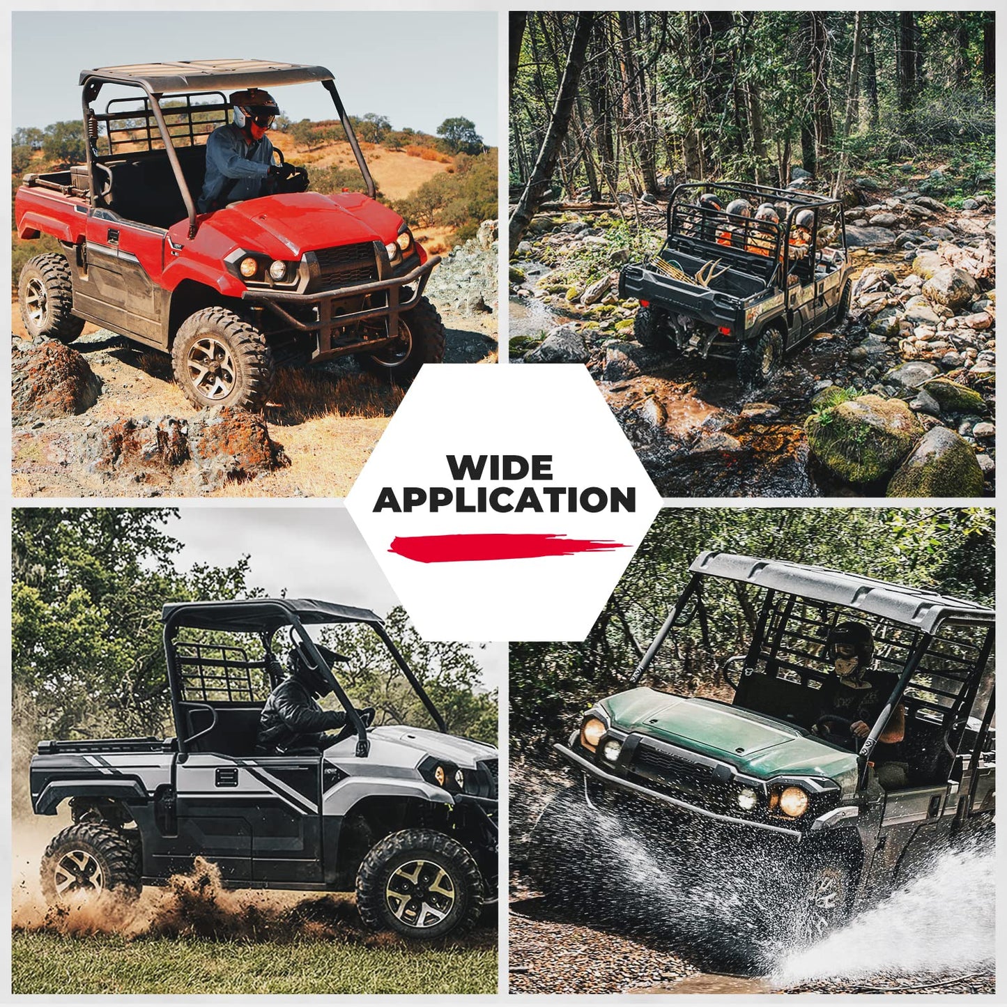Kemimoto Front Bench Seat Cover for Kawasaki Mule