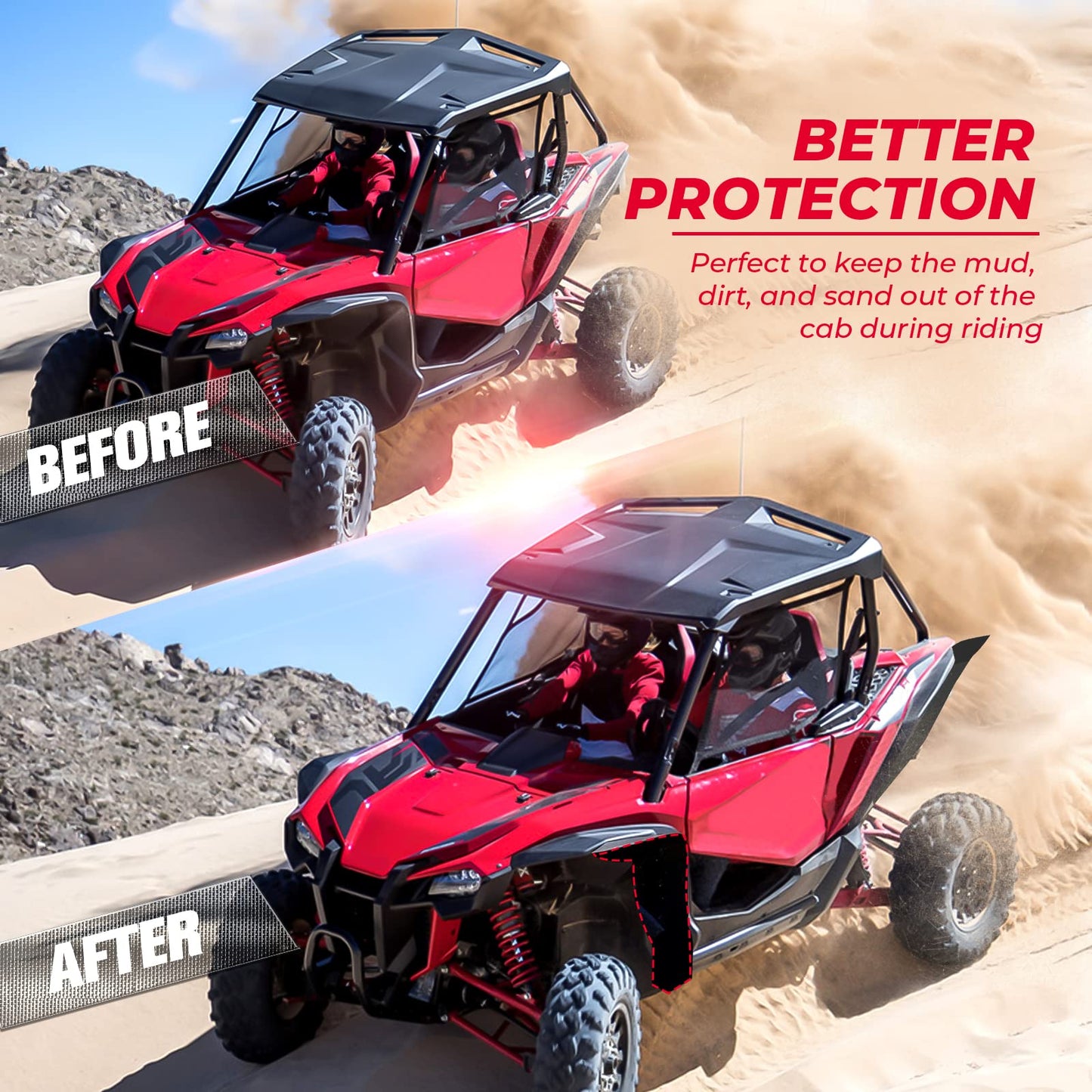 Fender Flares Mud Flaps For Talon 1000r 1000x 1000x-4