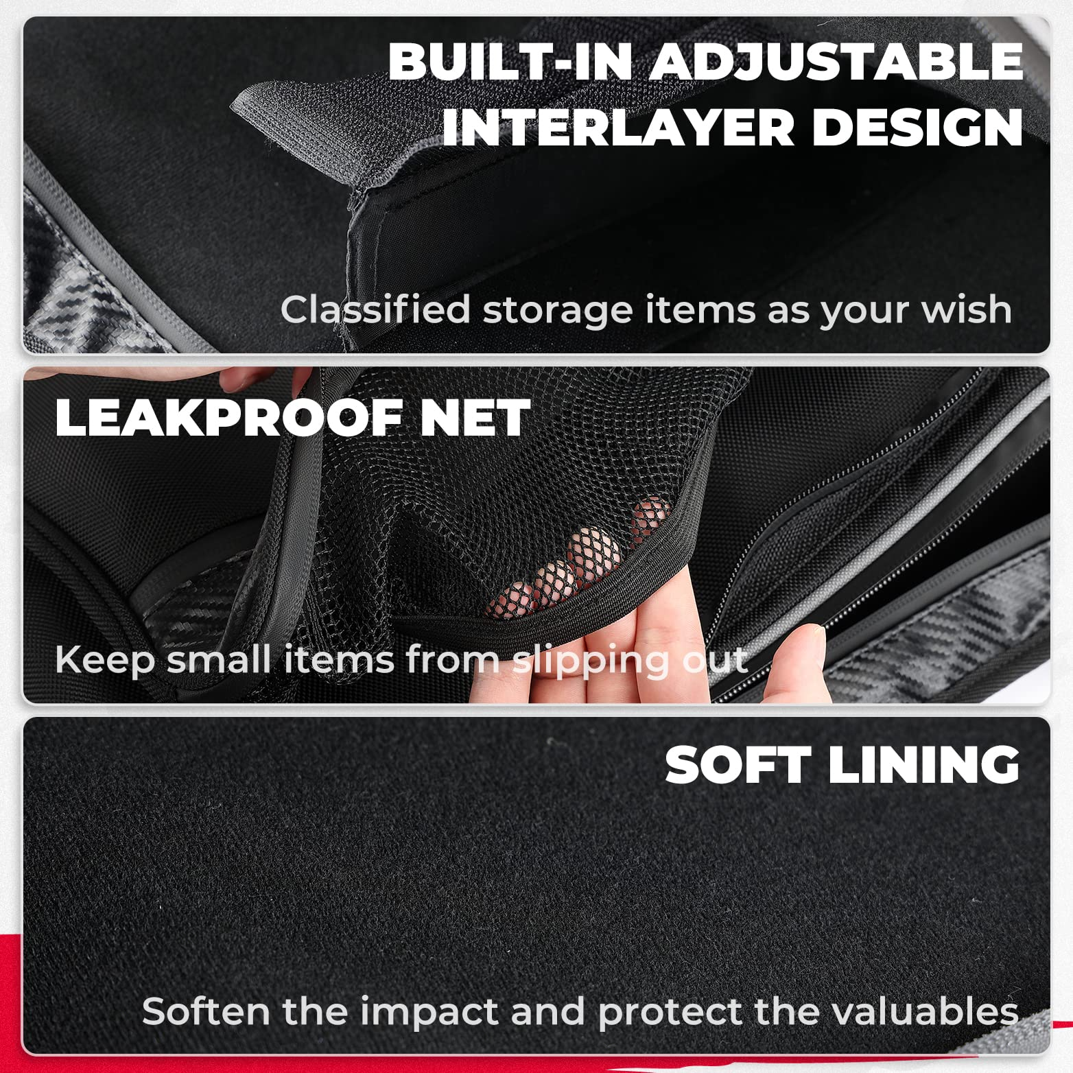 Kemimoto Overhead Roof Bag for CFMOTO ZForce 950 16L Waterproof