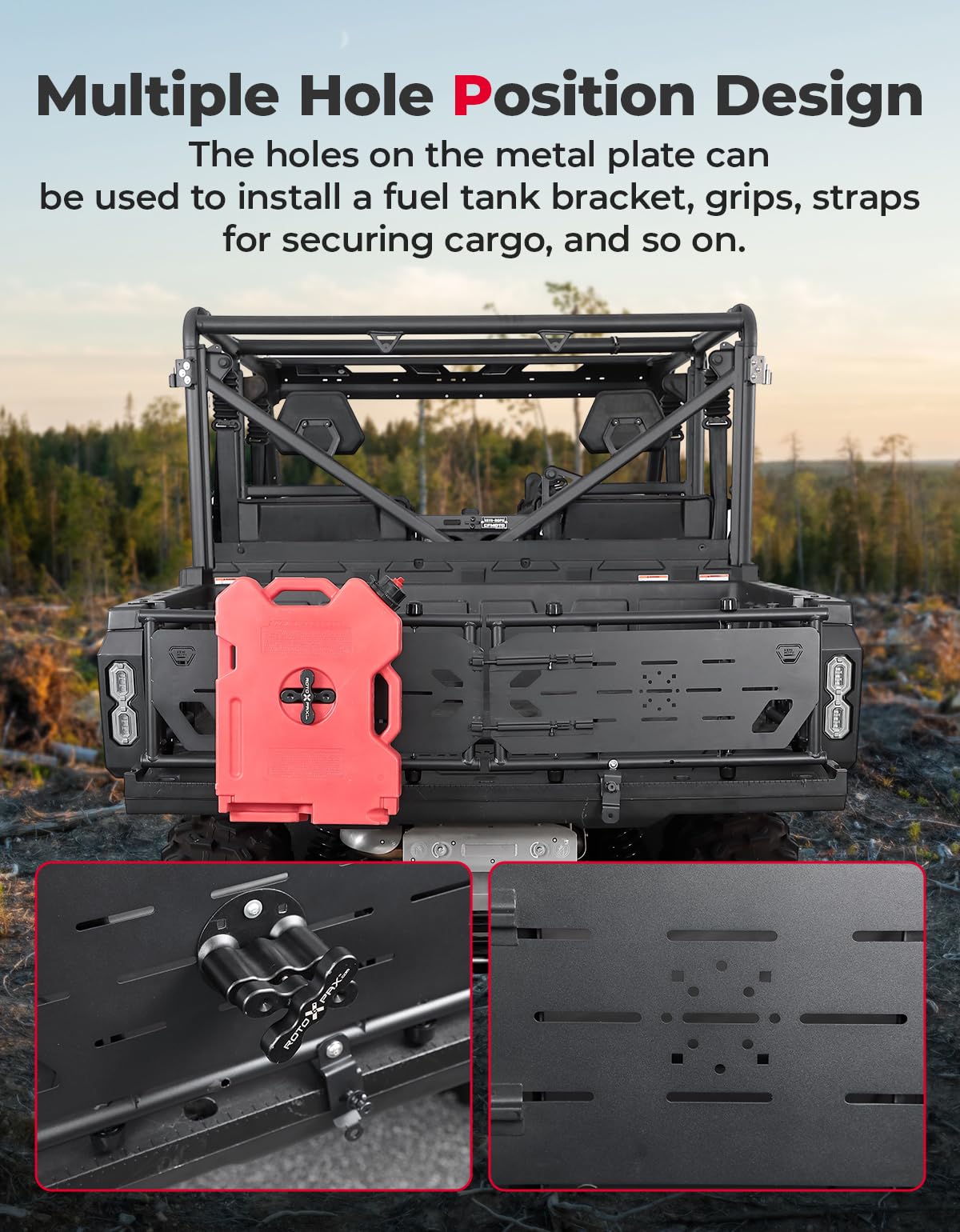 Kemimoto Uforce 1000/1000 XL Bed Extender Flip Design