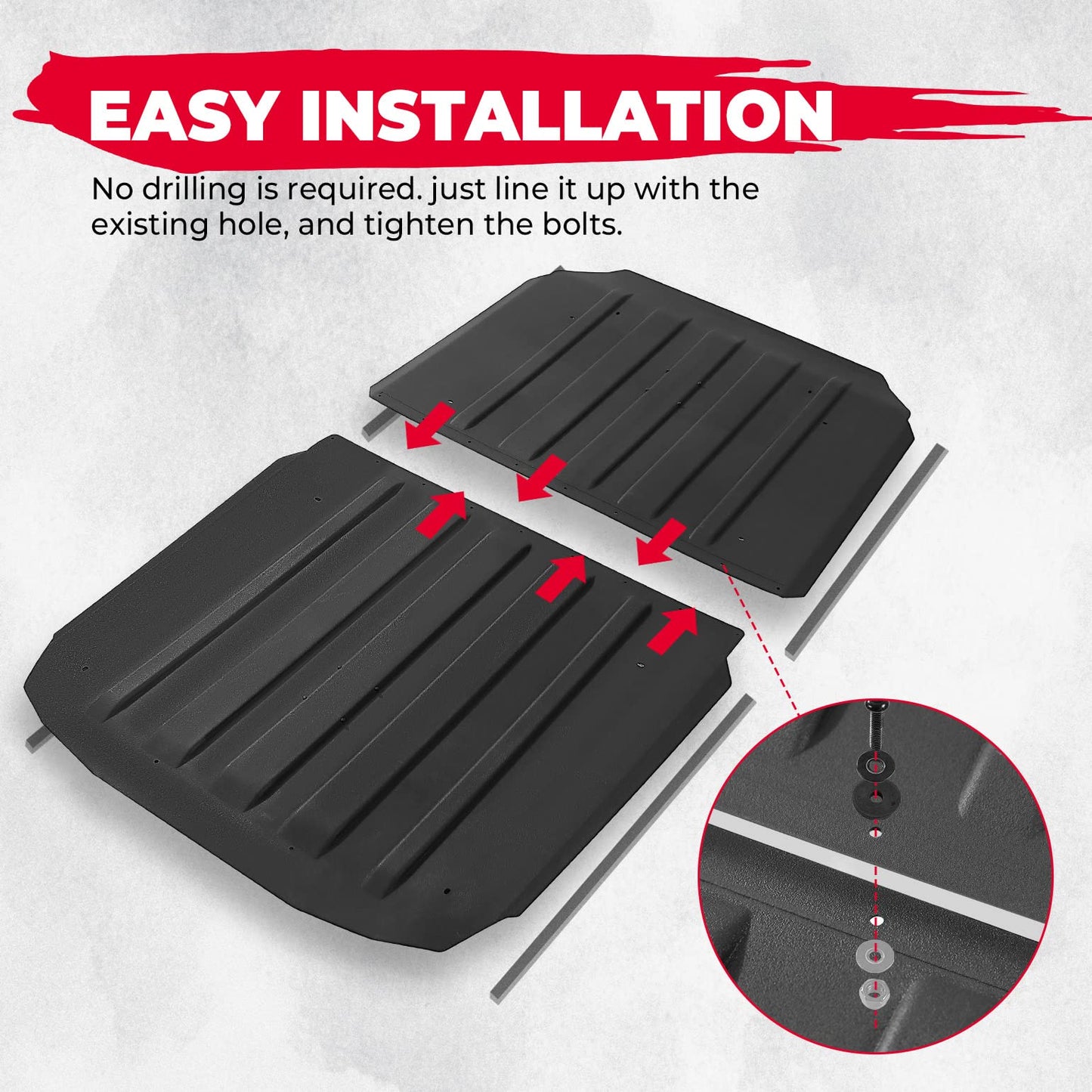 Kemimoto Hard Roof for Polaris RZR XP4 1000 Turbo