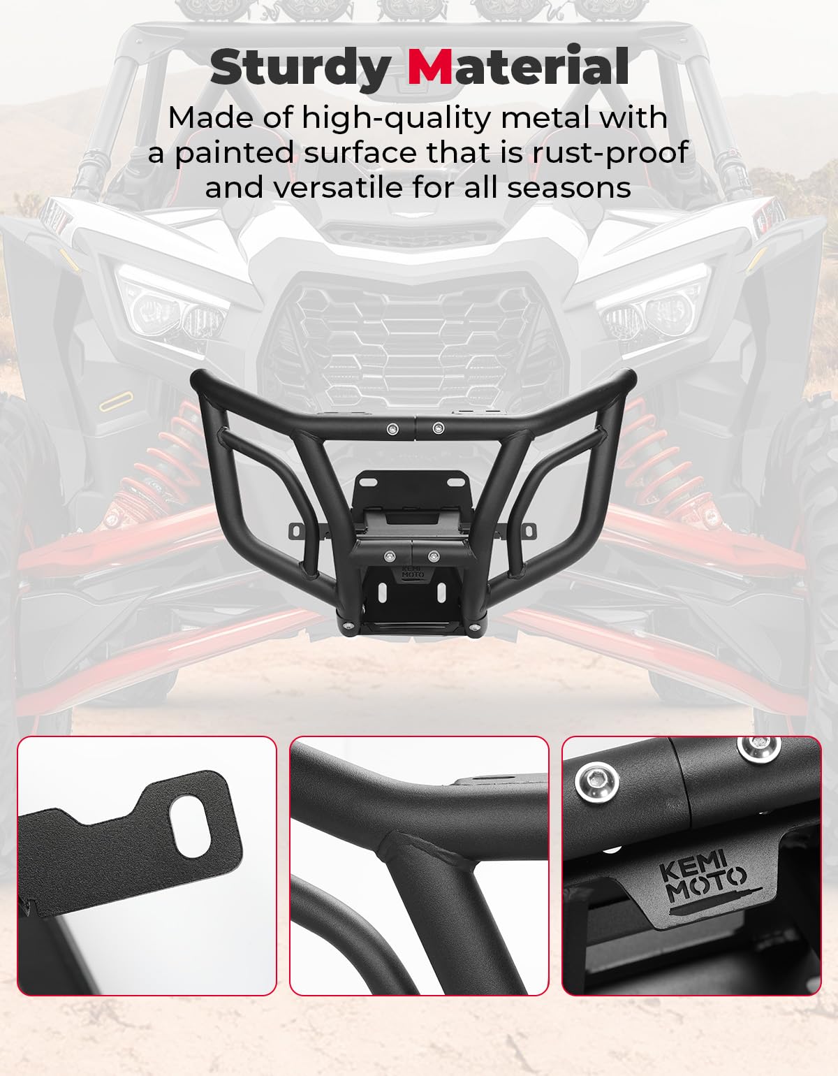 Spotlight Ready Front Bumper for Can-Am Maverick X3/X3 MAX