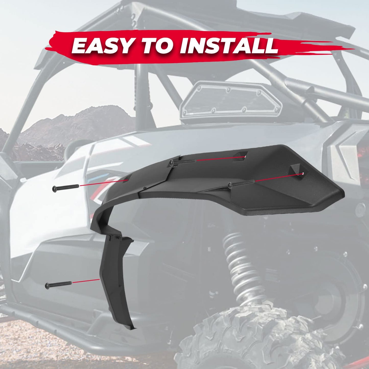 Kemimoto Cab Enclosure & Fender Flares for Kawasaki KRX 1000