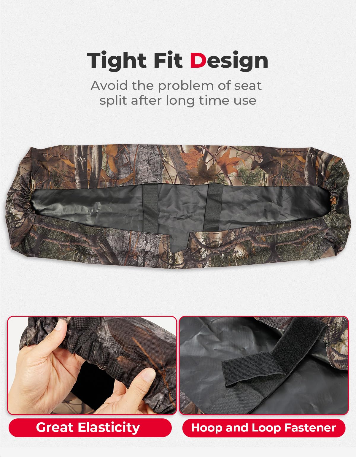 Kemimoto Camo Seat Covers for Honda Pioneer 700 (2014-2024)