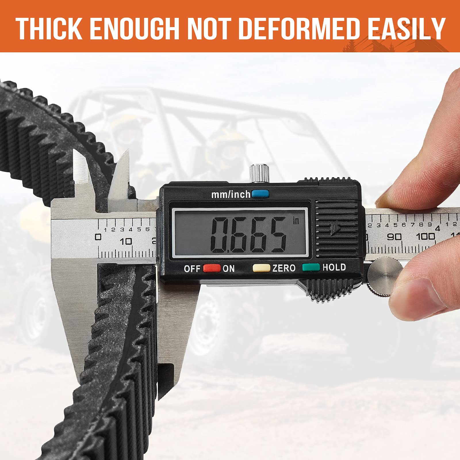 Kemimoto CVT Drive Belt for Can‑Am Maverick Commander Outlander Renegade
