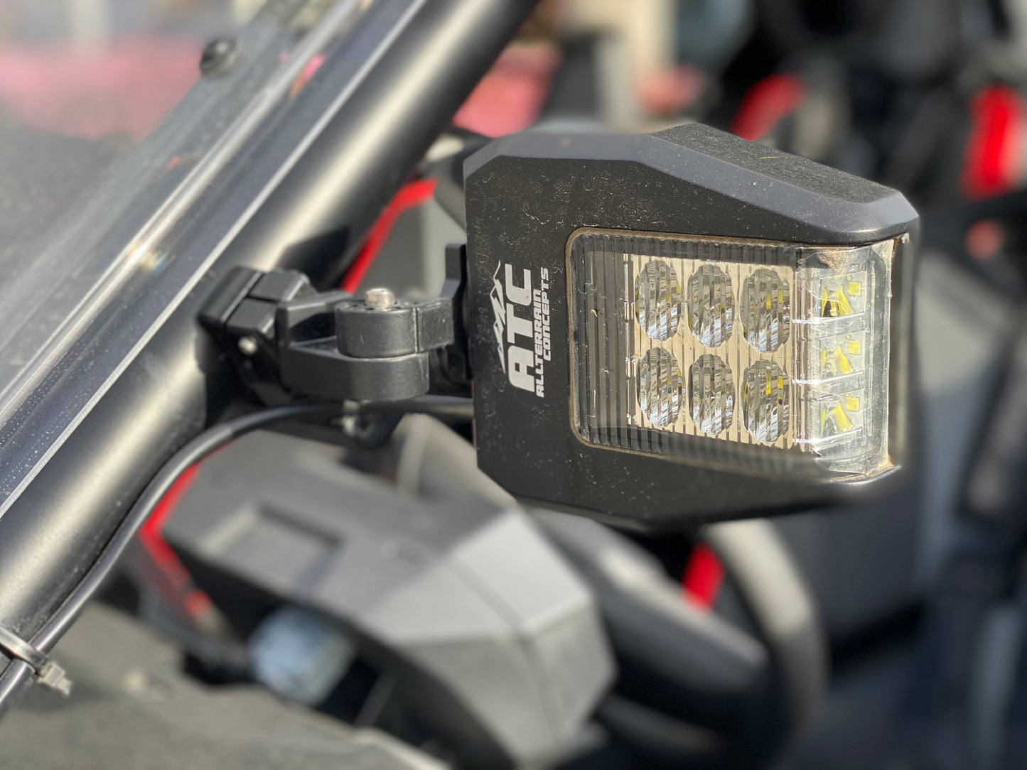 All Terrain Concepts Side-Winder UTV Mirror Billet Aluminum