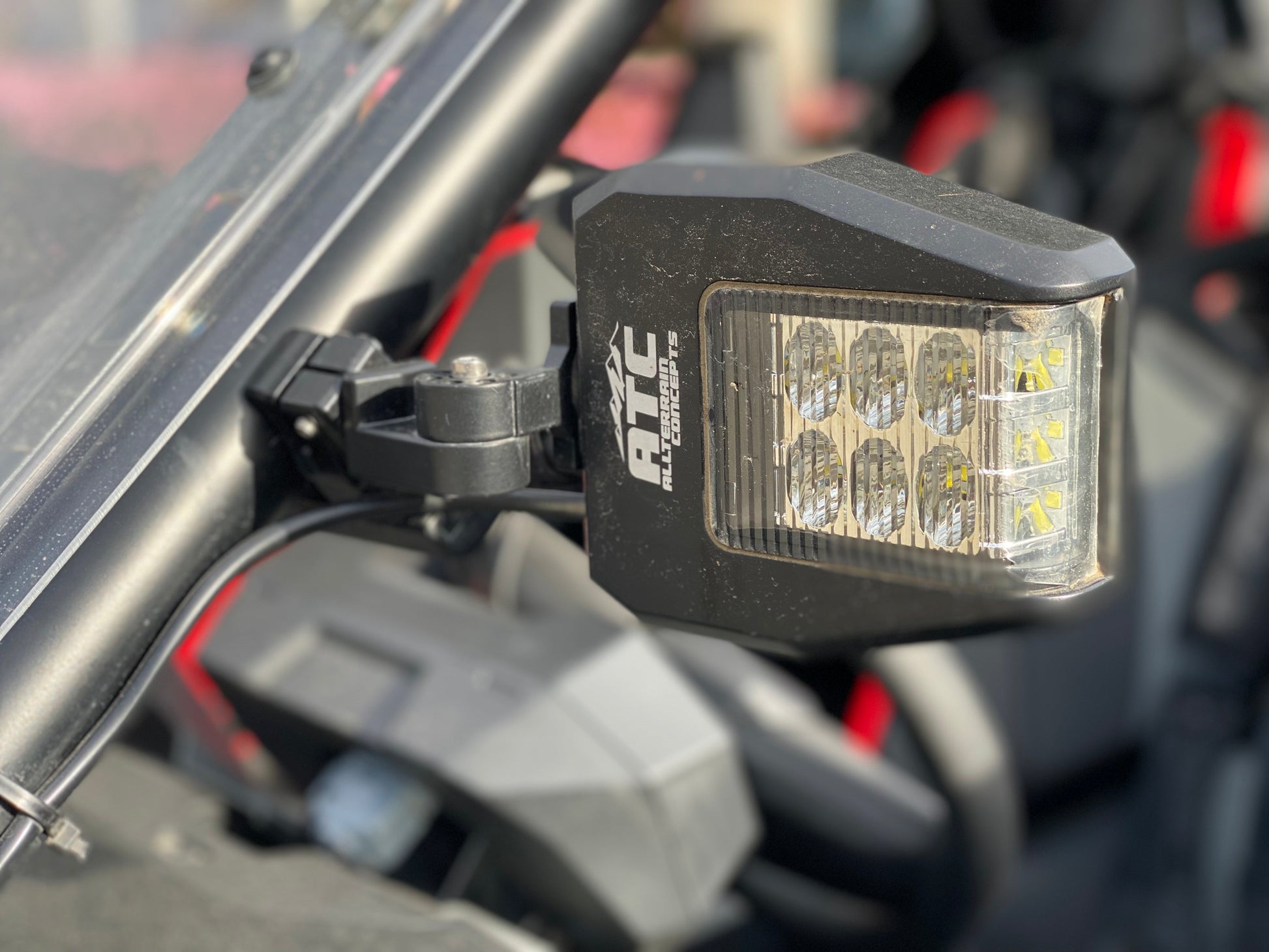 All Terrain Concepts Side-Winder UTV Mirror Billet Aluminum